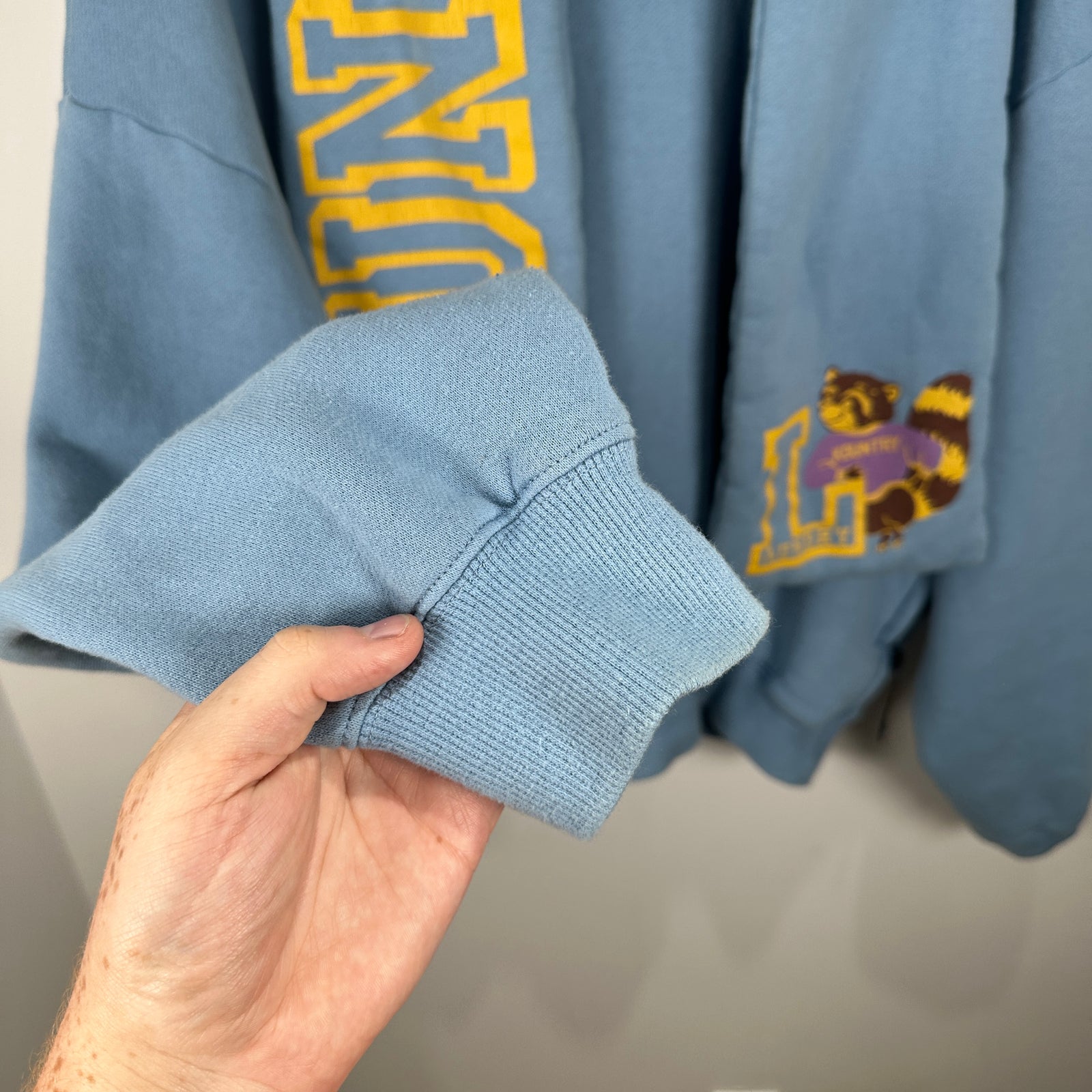 Kapital Hooded Scarf Kountry Blue Crew Neck Size OS