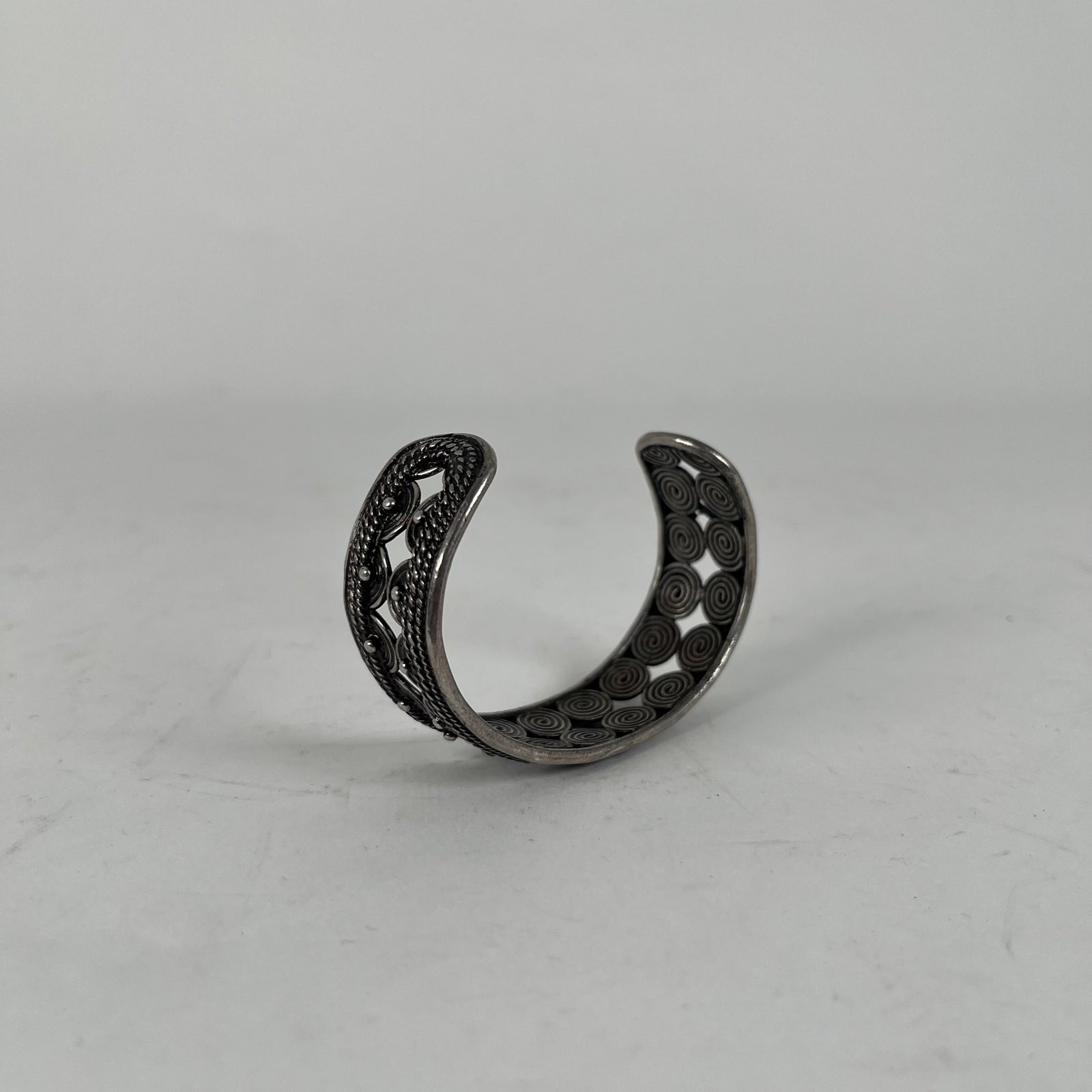 Saint Laurent Silver Cuff Bracelet