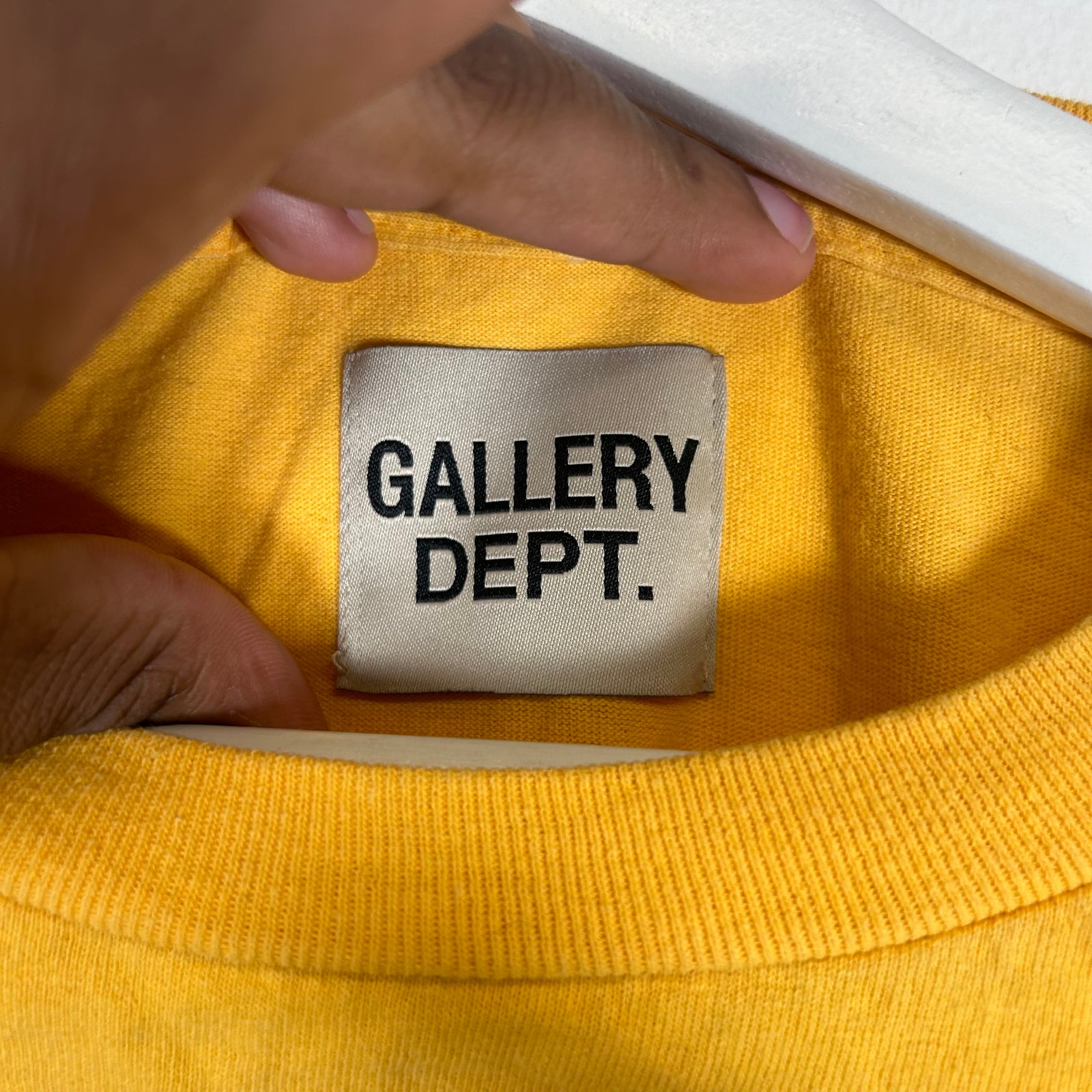 Gallery Dept Yellow Souvenir Tee Size L