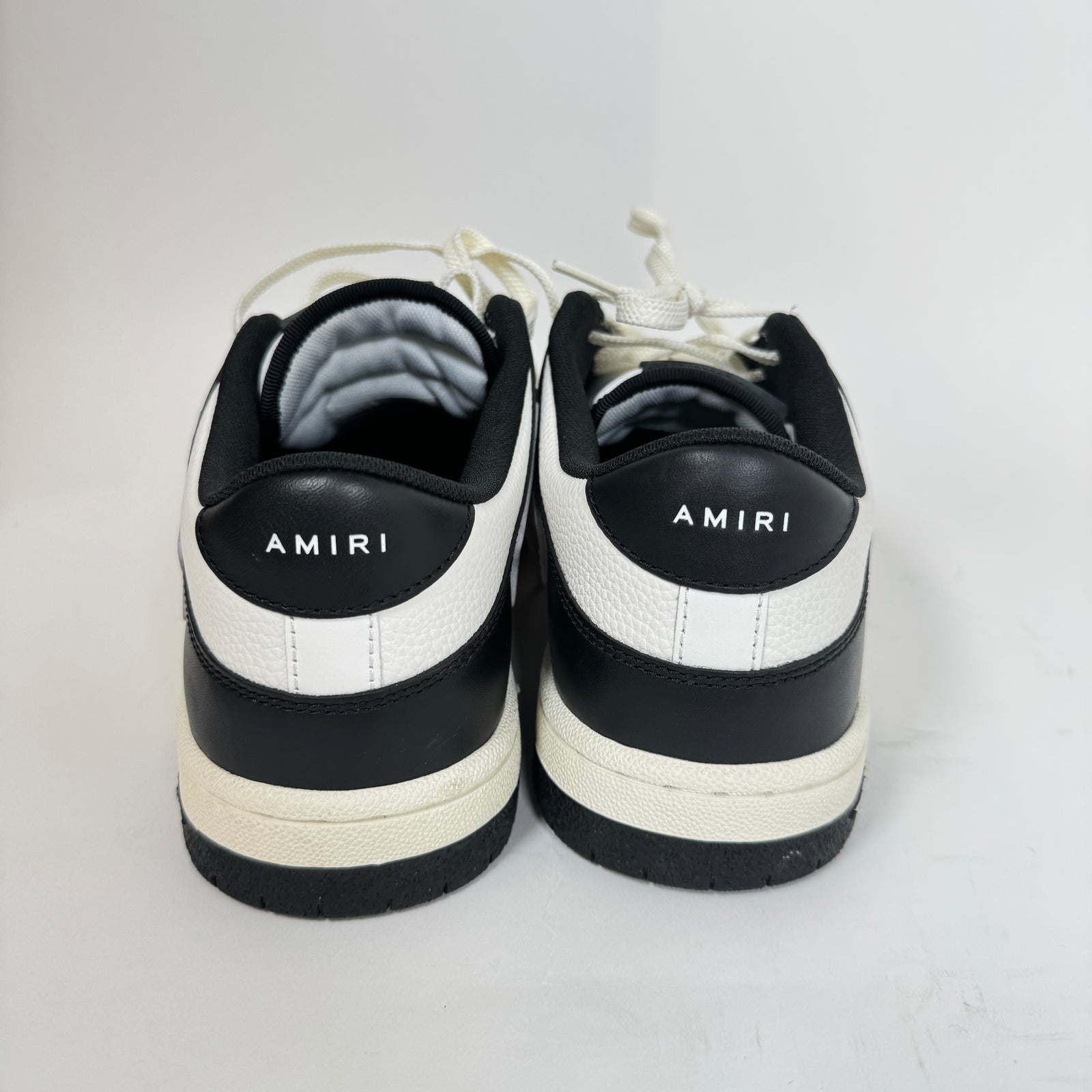 Amiri Black/Grey Bone Sneaker Size 42