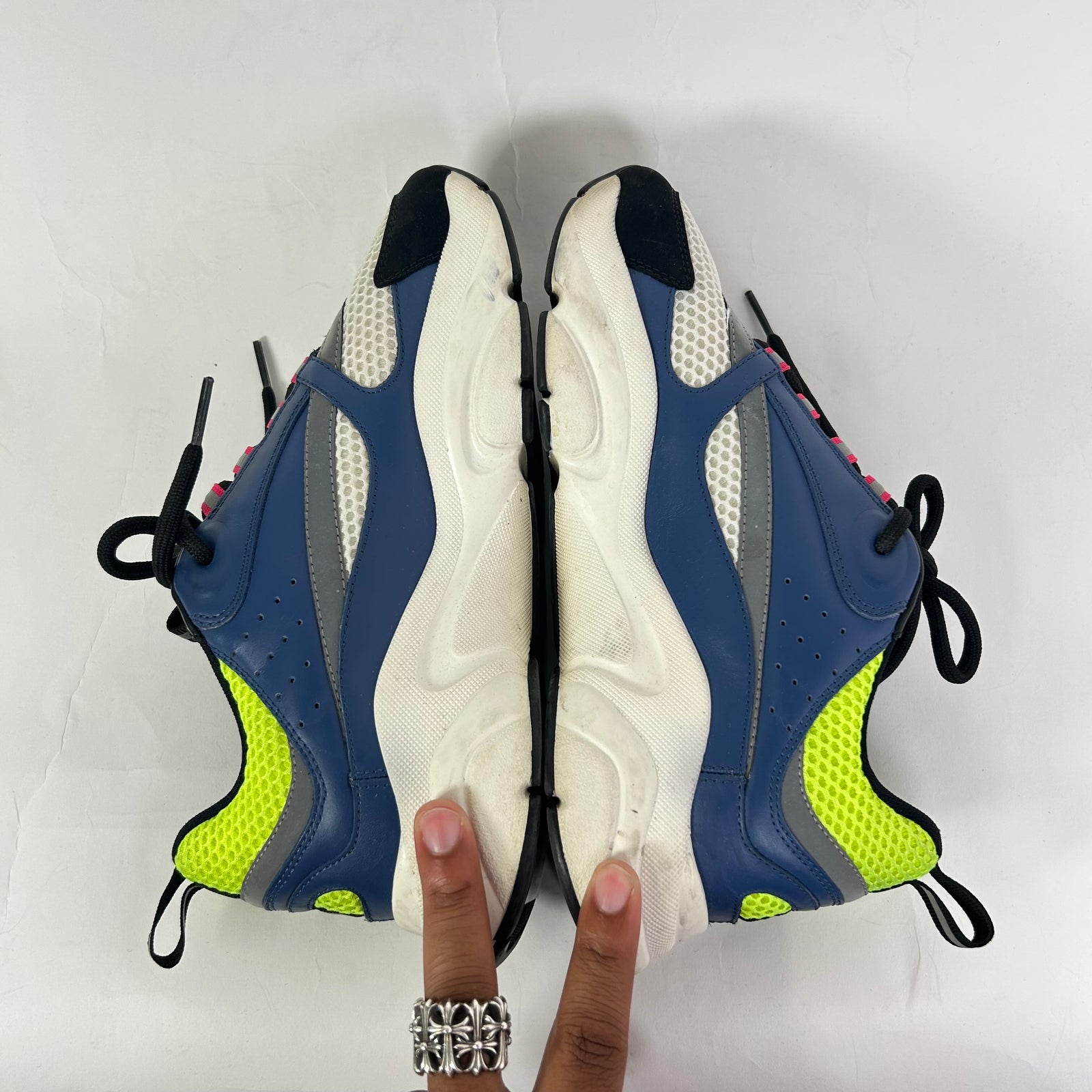 Dior Homme B22 Blue/Lime Sneaker Size 40
