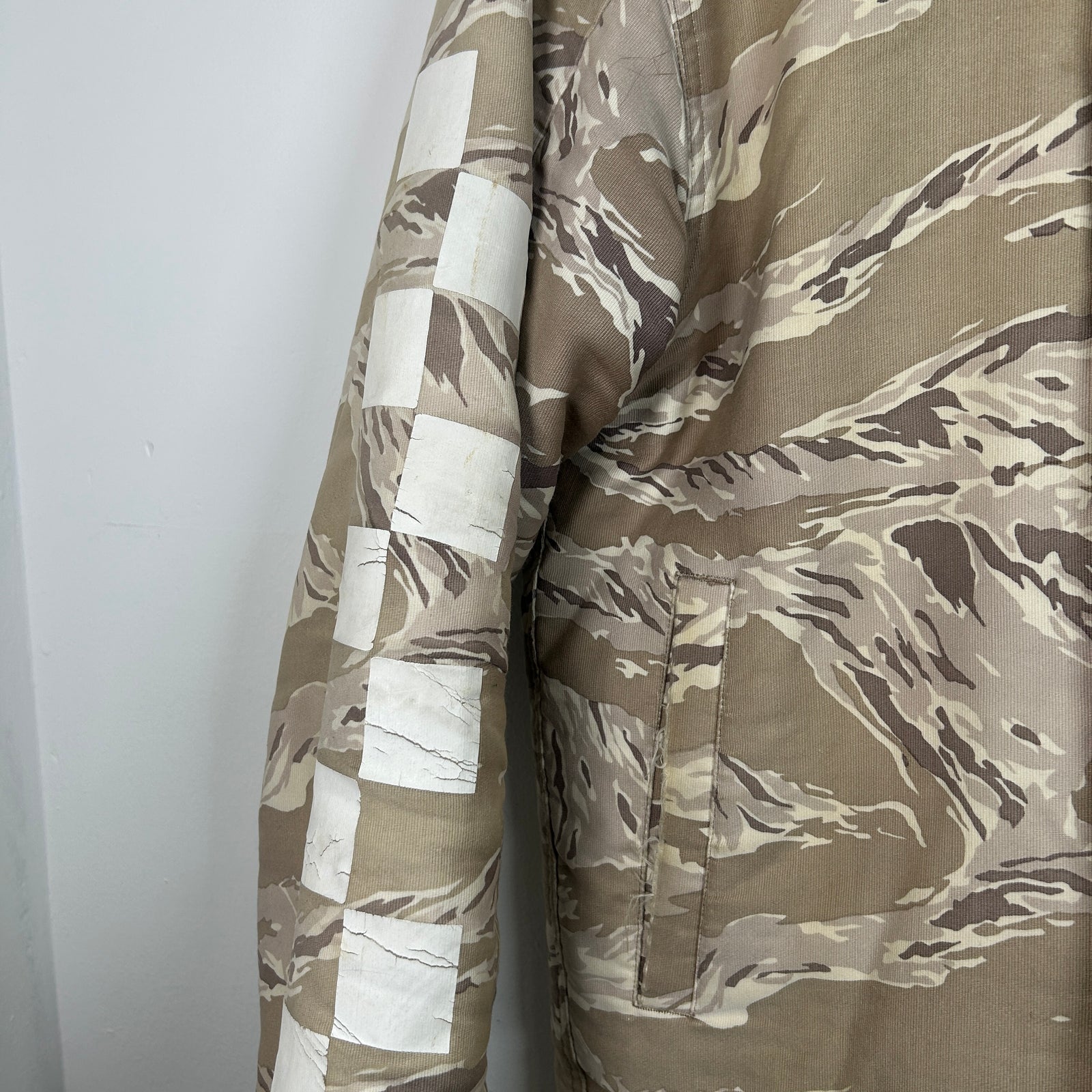 Undercover AW01 D.A.V.F Tiger Camo Fur Liner Jacket Size M