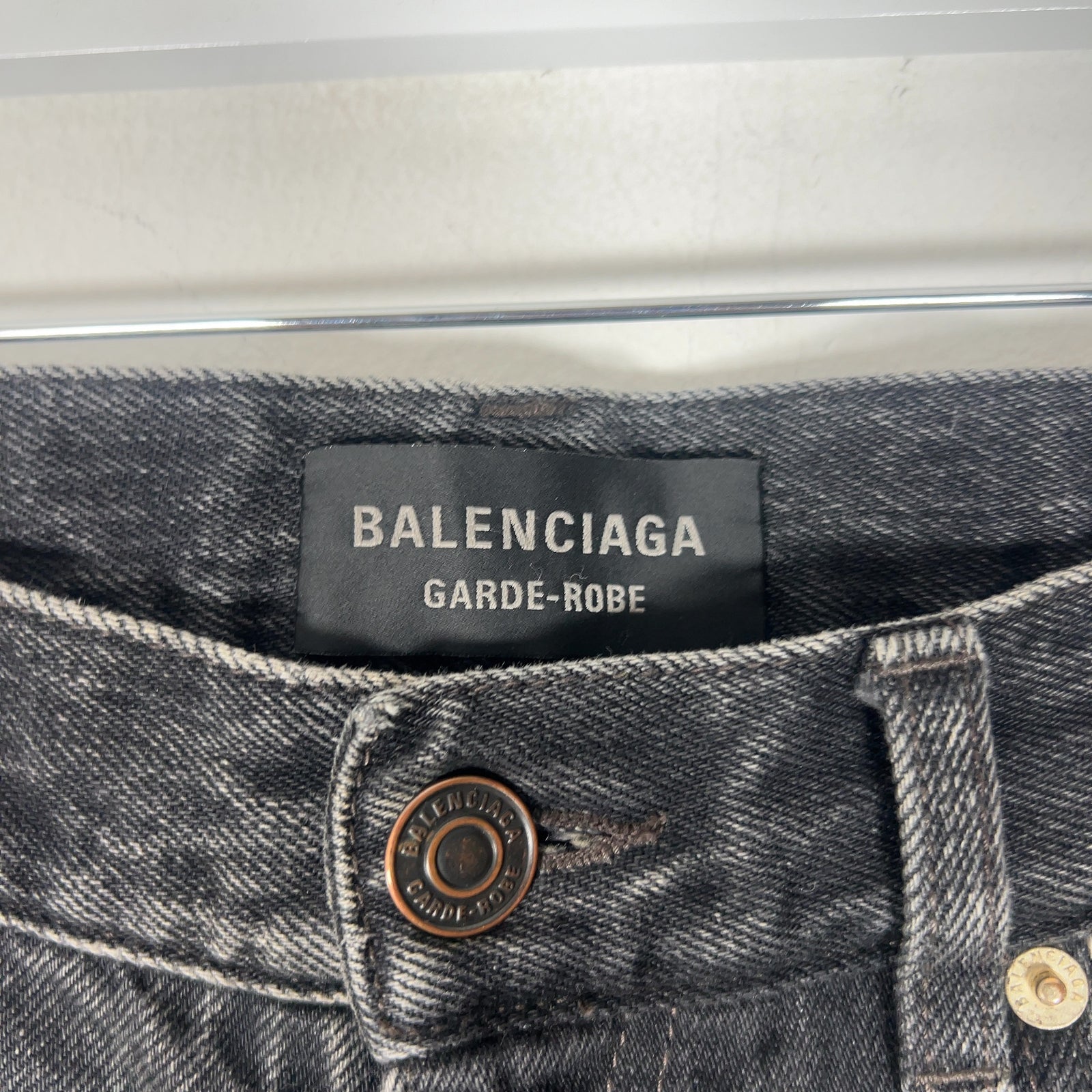 Balenciaga Garde Robe Flared Denim Jeans