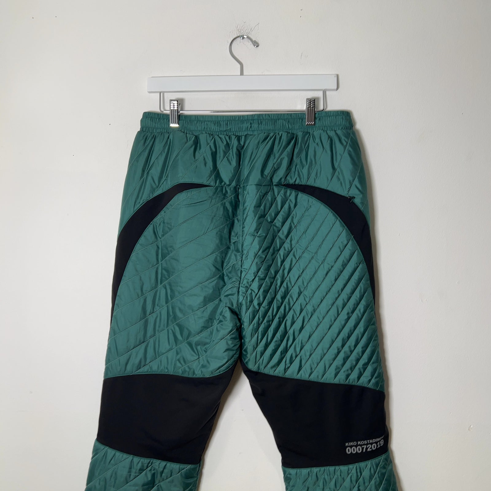 Kiko Kostadinov Asics Green Insulated Pants Size L