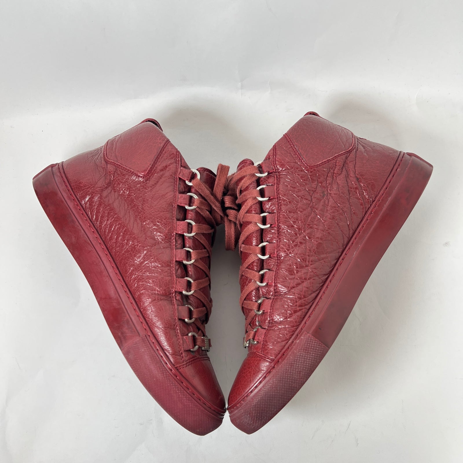 Balenciaga Burgundy Arena Size 40
