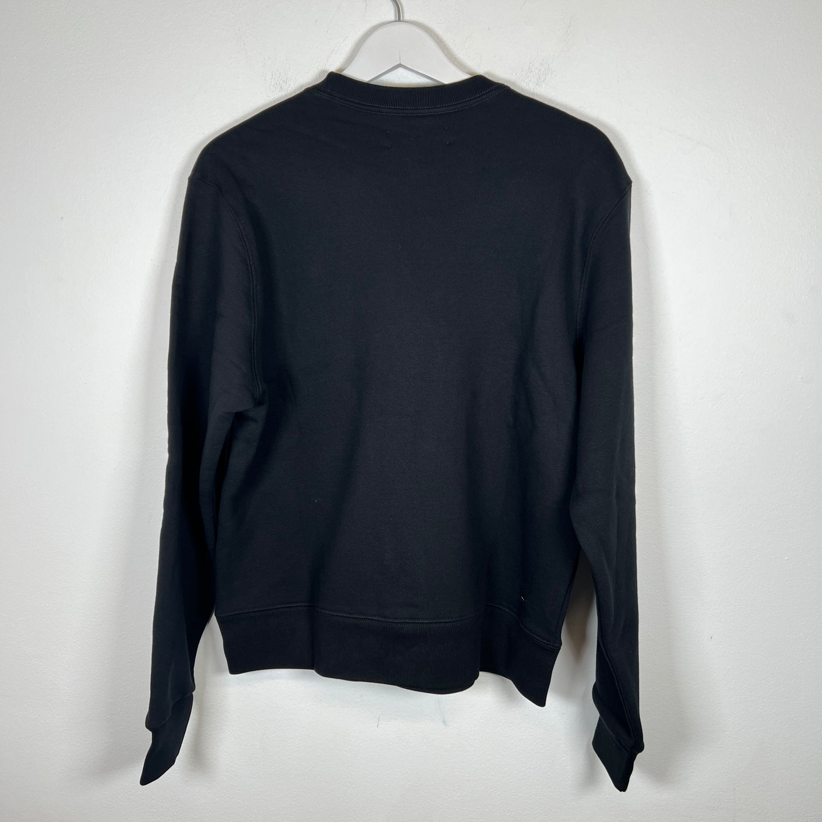 Amiri Black Cracked Collegiate Logo Crewneck Size S