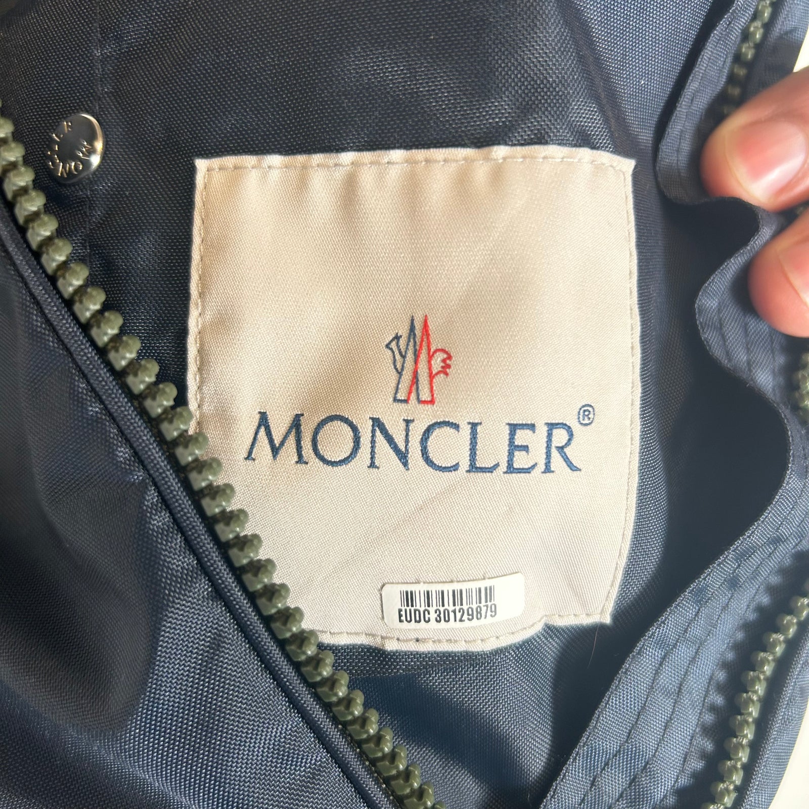 Moncler Genius x JW Anderson Navy Stripe Shell Jacket Size 3