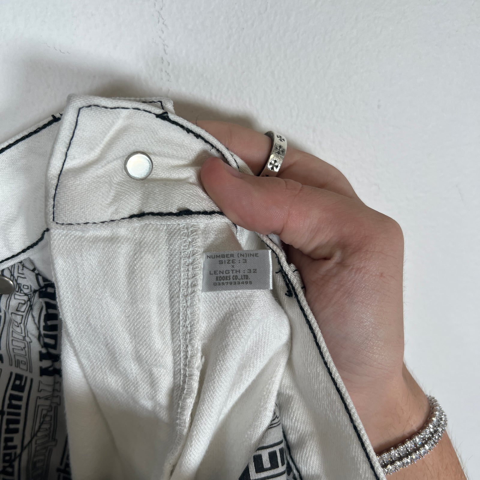 Number (N)ine Poem Jeans Size 3x32