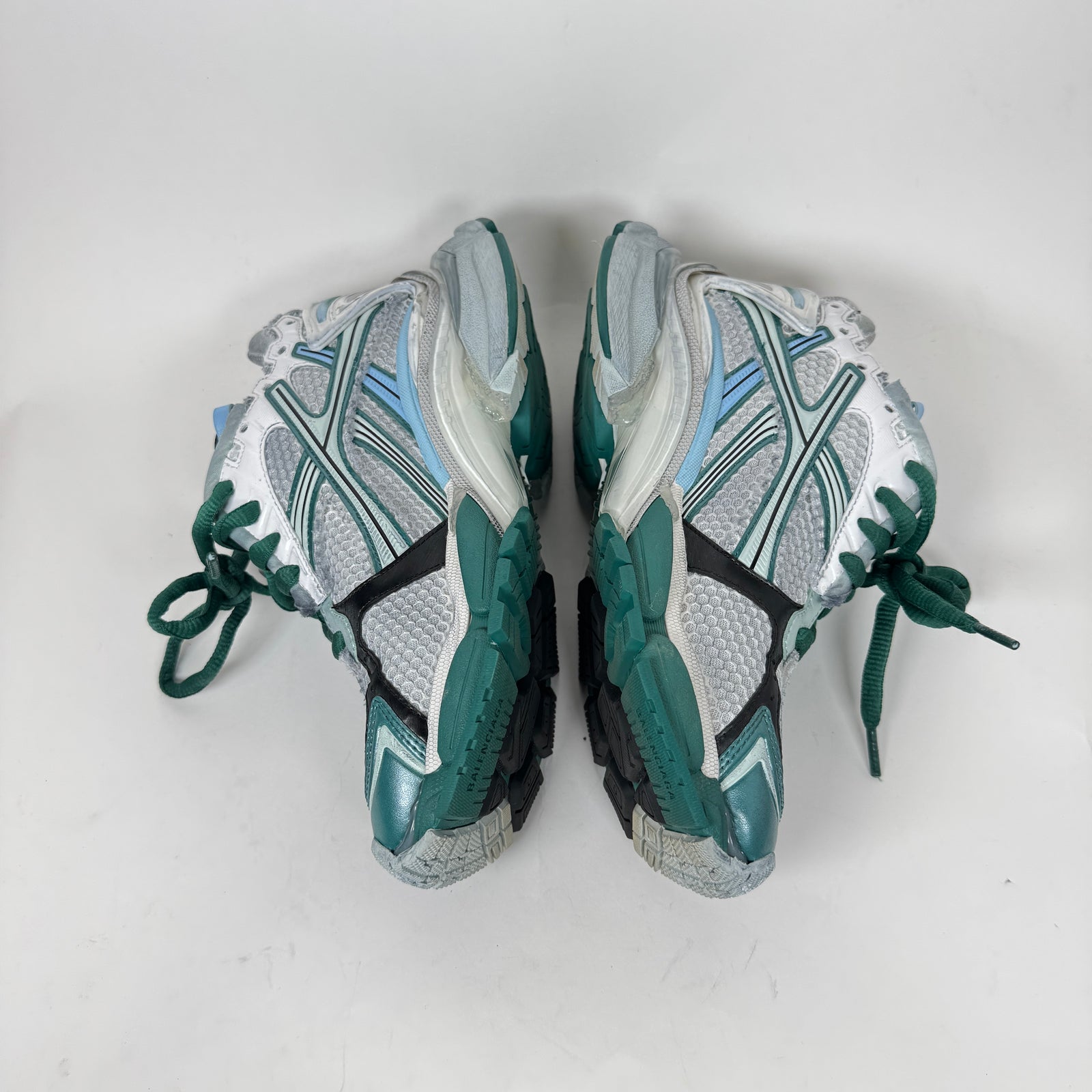 Balenciaga Green/Blue Runners Size 38