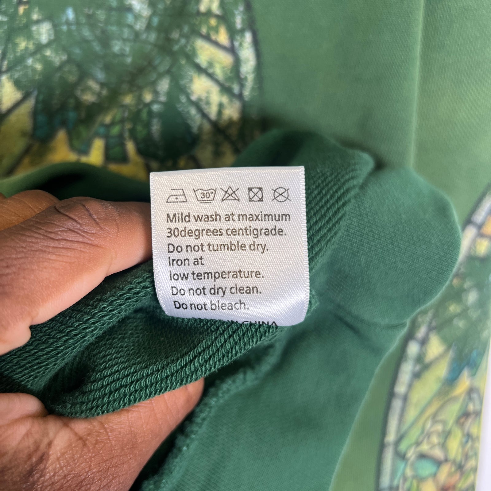Who Decides War Vintage Green Faded Hoodie
