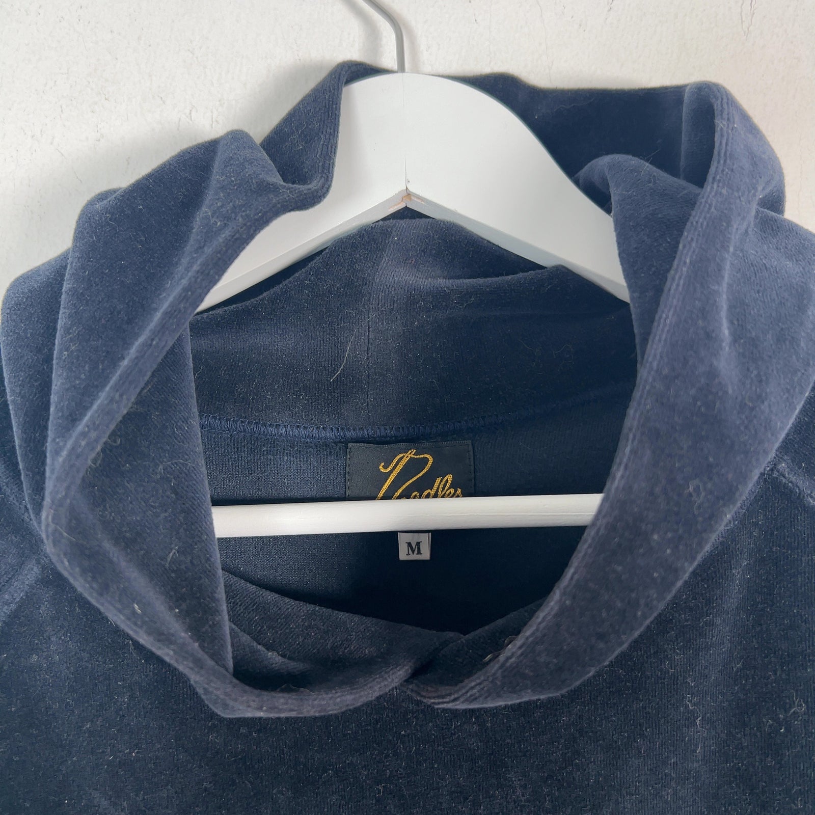 Needles Velour Striped Pull-Over Light Jacket