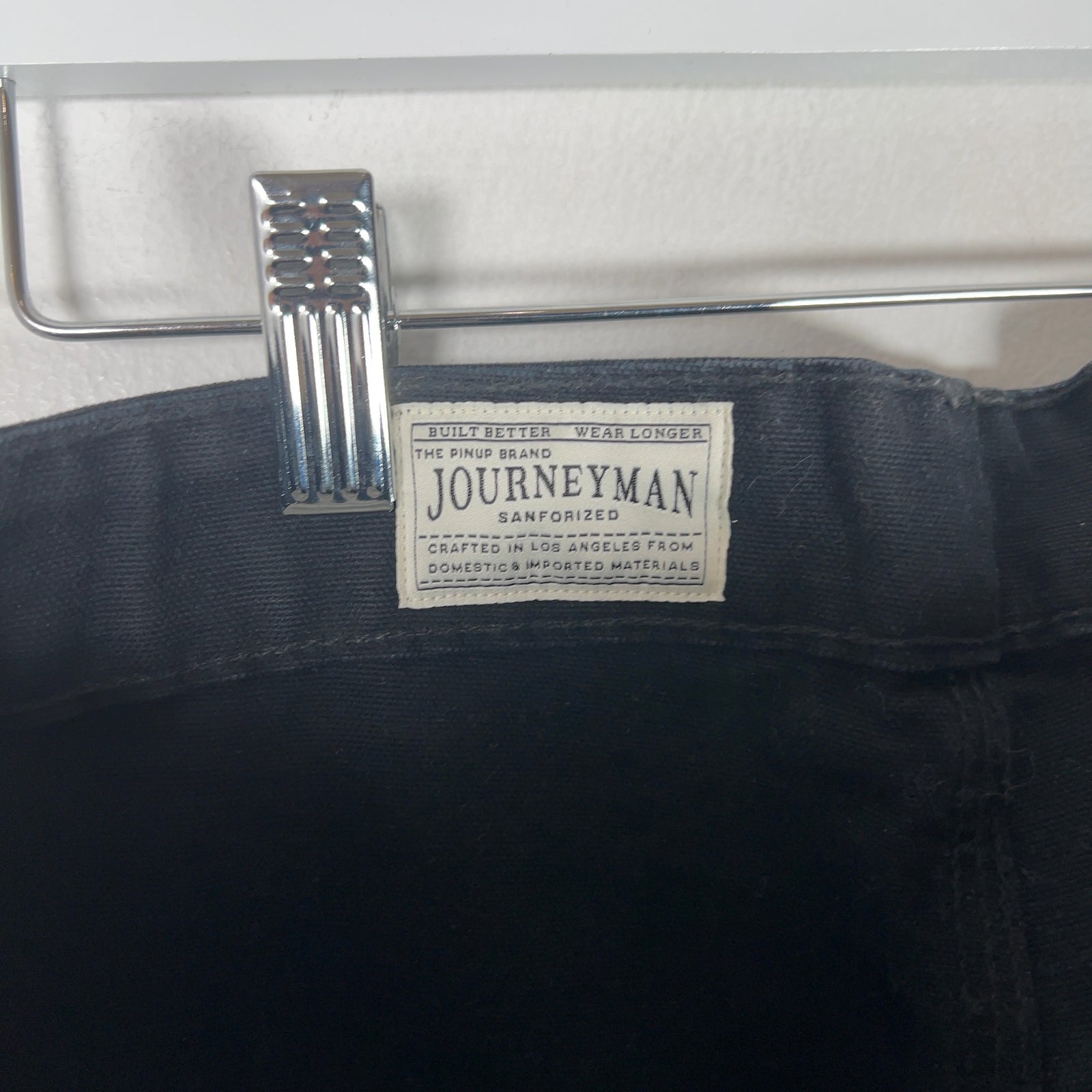 Pinup Rags Journeyman Wide Leg Carpenter Denim Pants