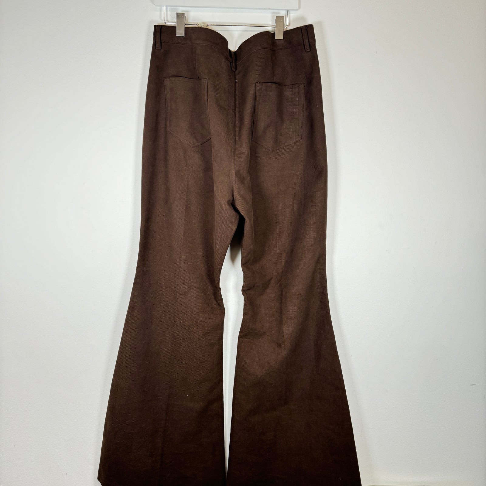 Rick Owens Brown Flared Bolan Pants Size 38