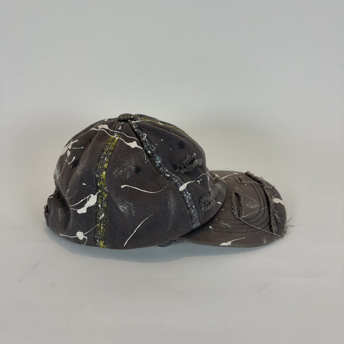 Palm Angels Distressed Faded Black Hat