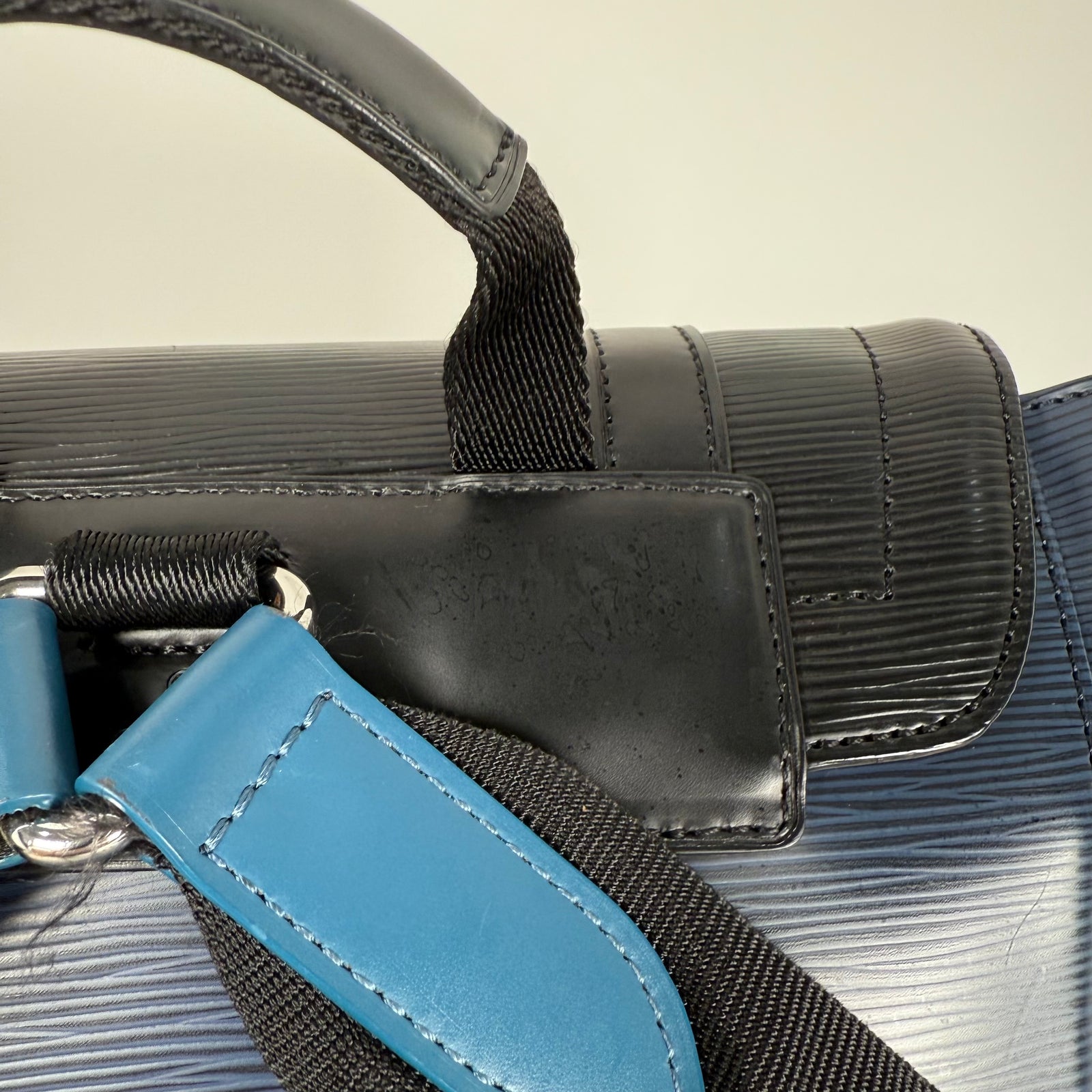 Louis Vuitton Epi Christopher Damier Cobalt Backpack