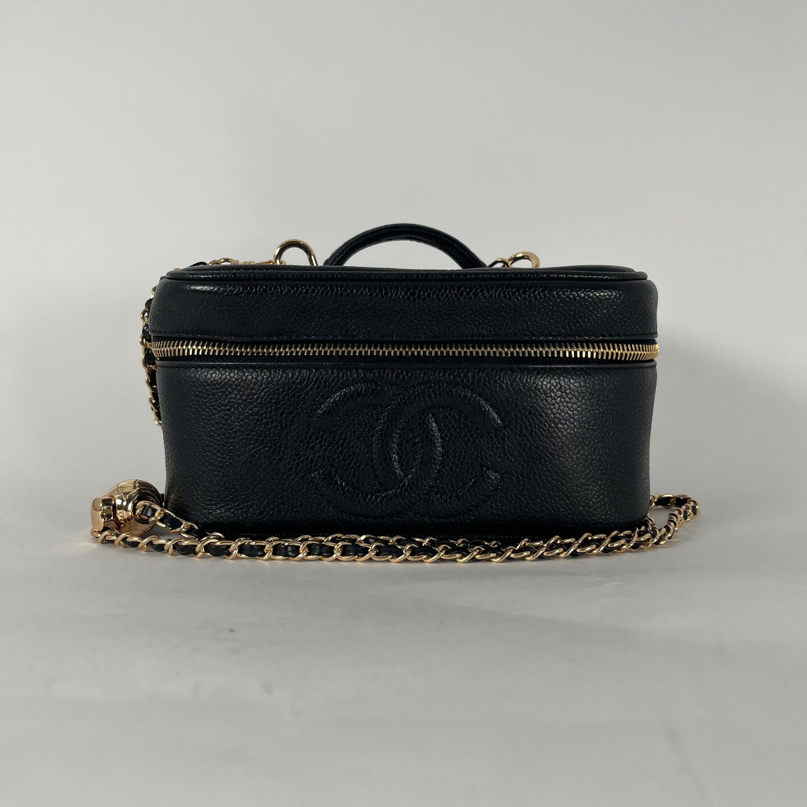Chanel Caviar Leather Timeless Vanity Case