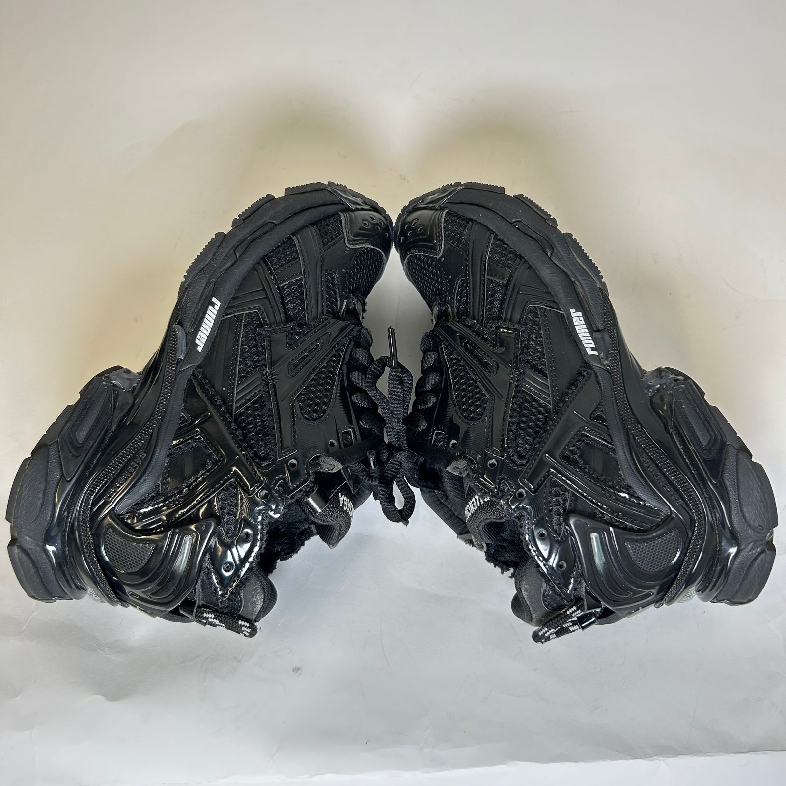 Balenciaga Triple Black Mesh Runner Size 38