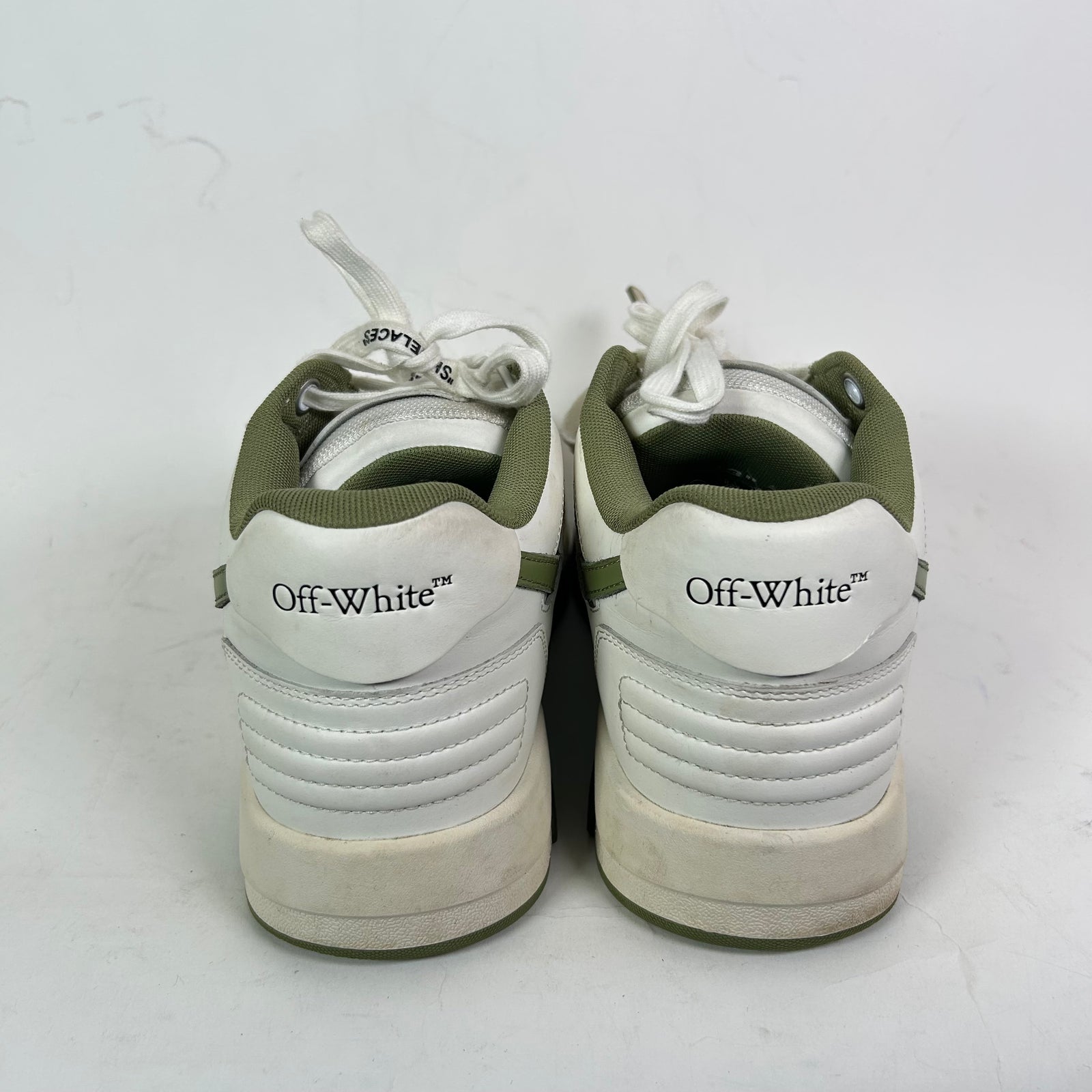 Off-White Olive Green Out Of Office Sneaker Size 43