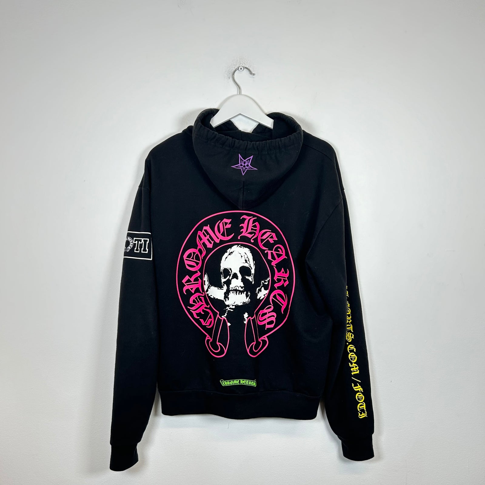 Chrome Hearts Foti Skeleton Online Exclusive Hoodie Size XS