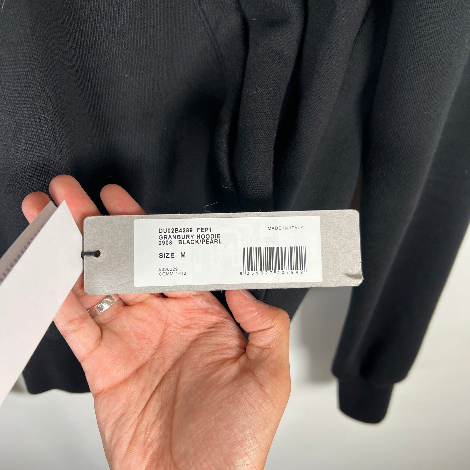 Rick Owens Granbury Hoodie Size M