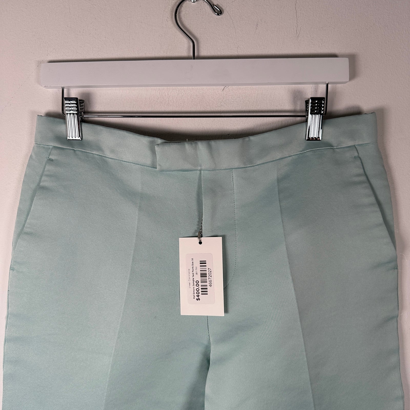 Raf Simons Sample Teal Pants Size 30