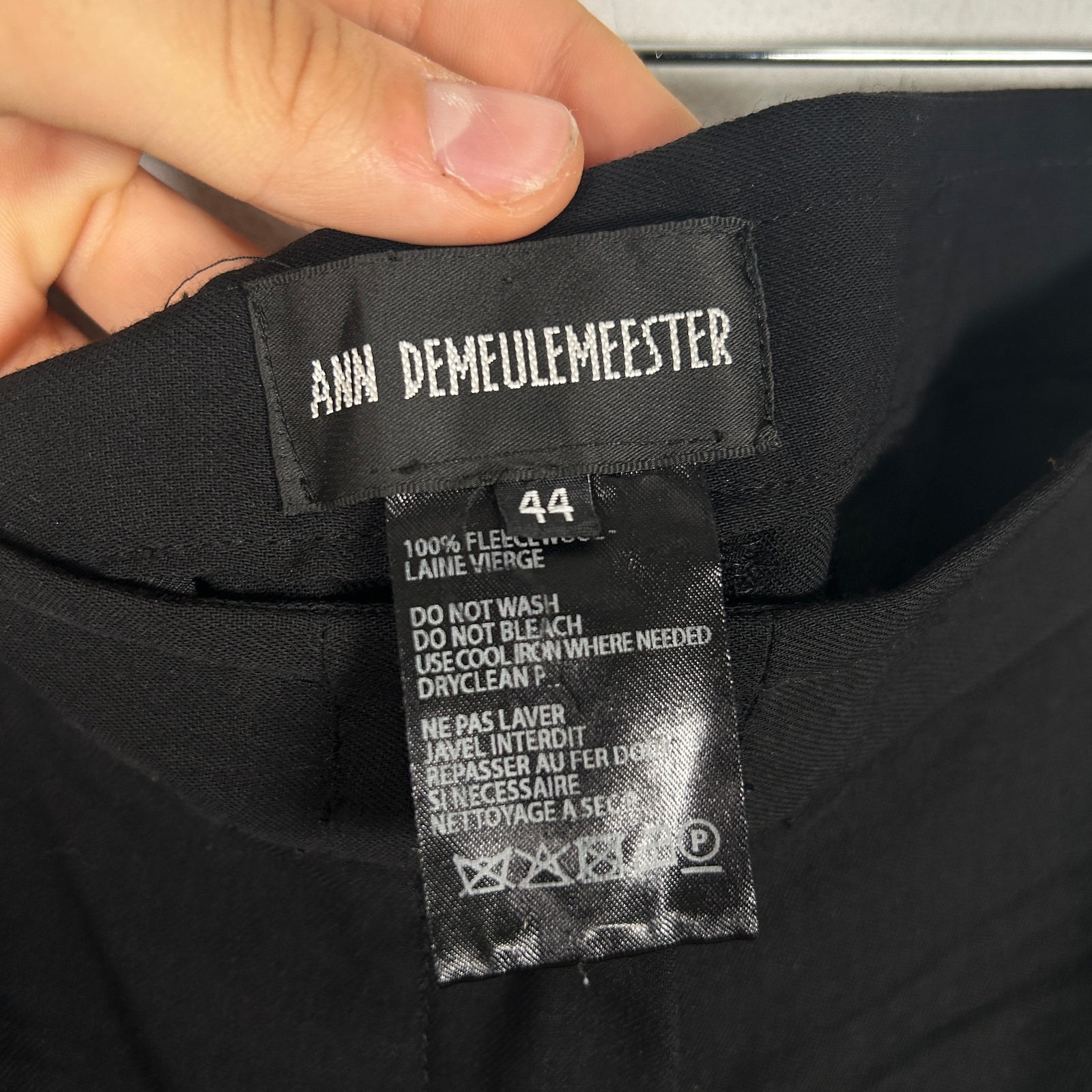 Ann Demeulemeester Linen Pants Size 32