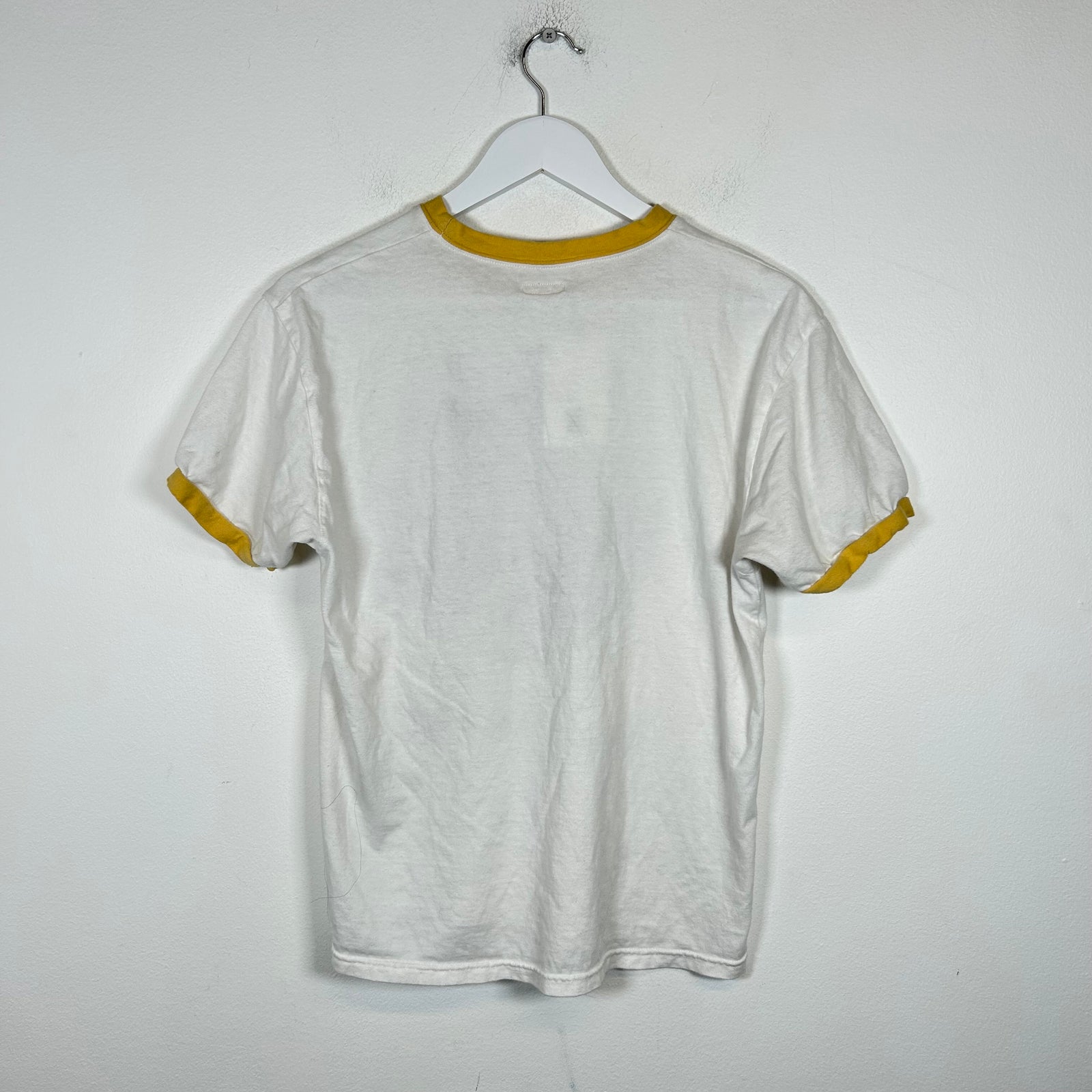 Kapital Smile Ringer 'Love, Peace, & Rain' Tee Size 3