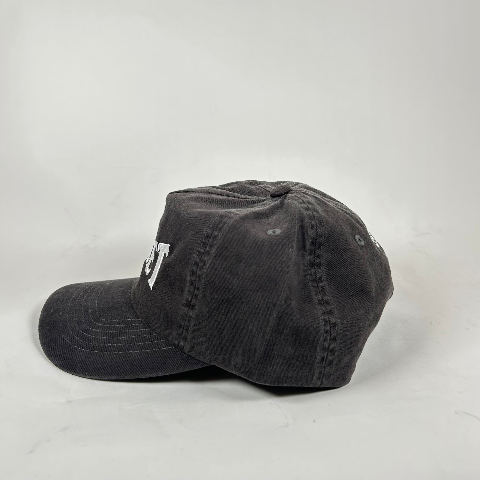Street Commerce Black Logo Distressed Snapback