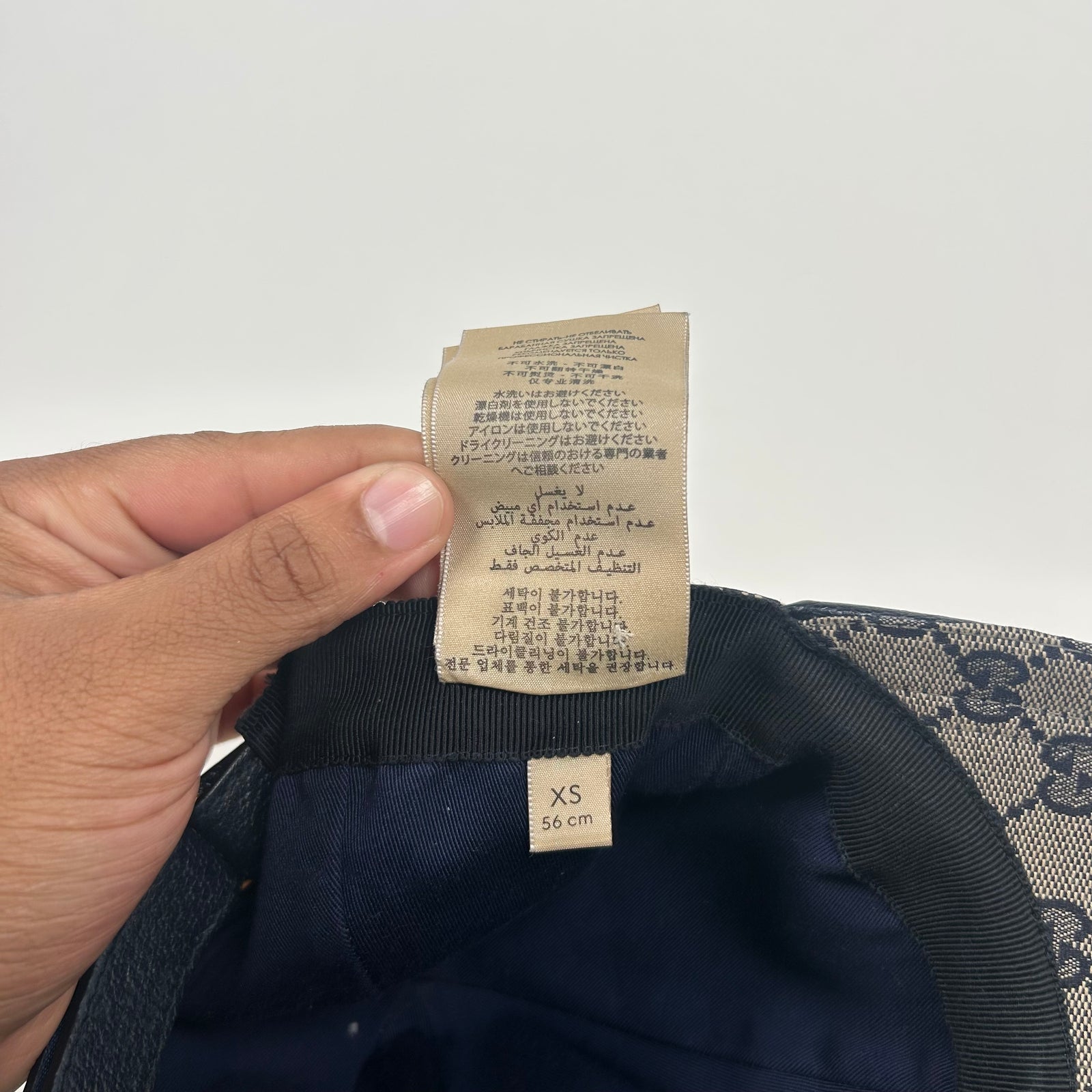 Gucci Monogram GG Hat Size XS