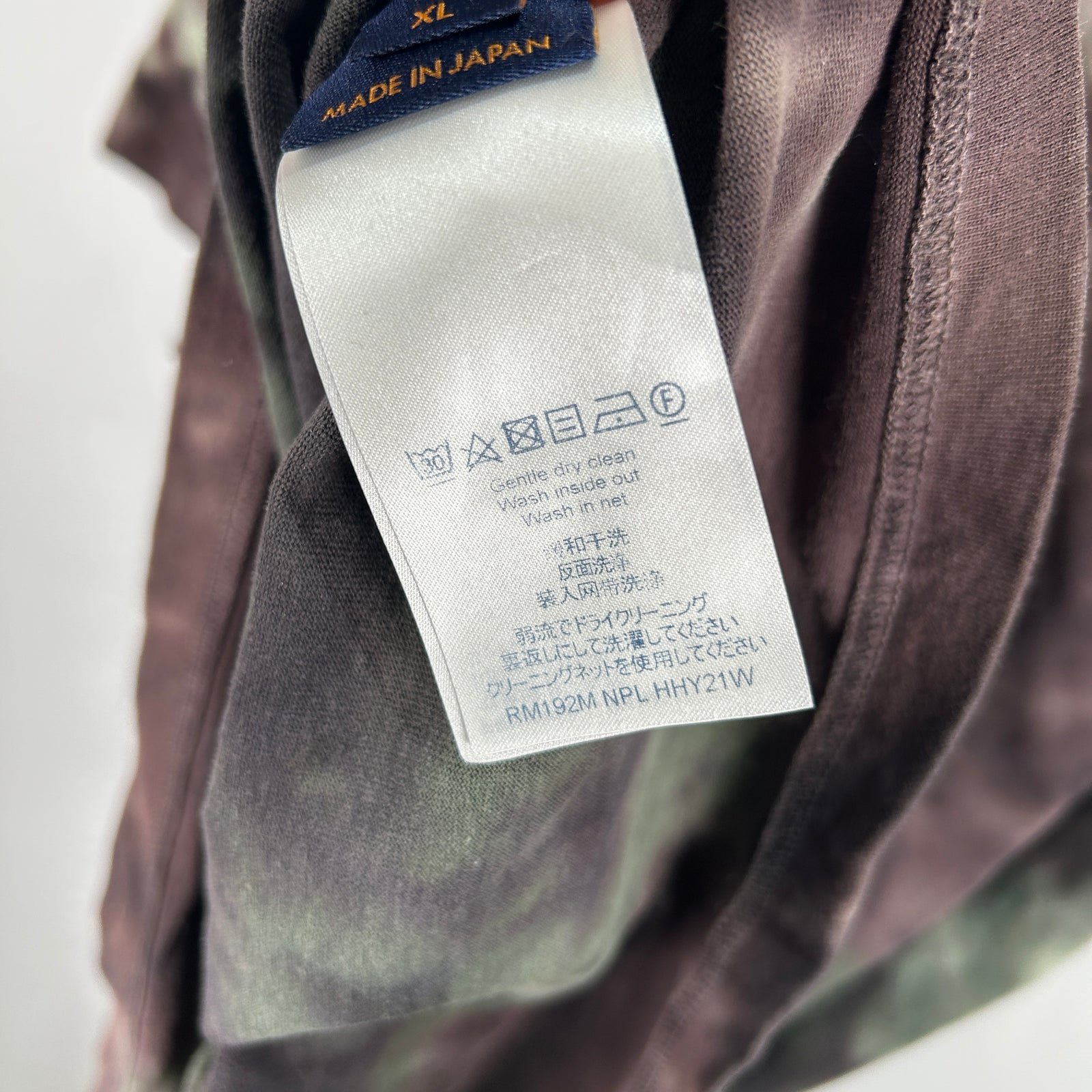 Louis Vuitton 3D Pocket Tye Dye Camo T-Shirt Size XL