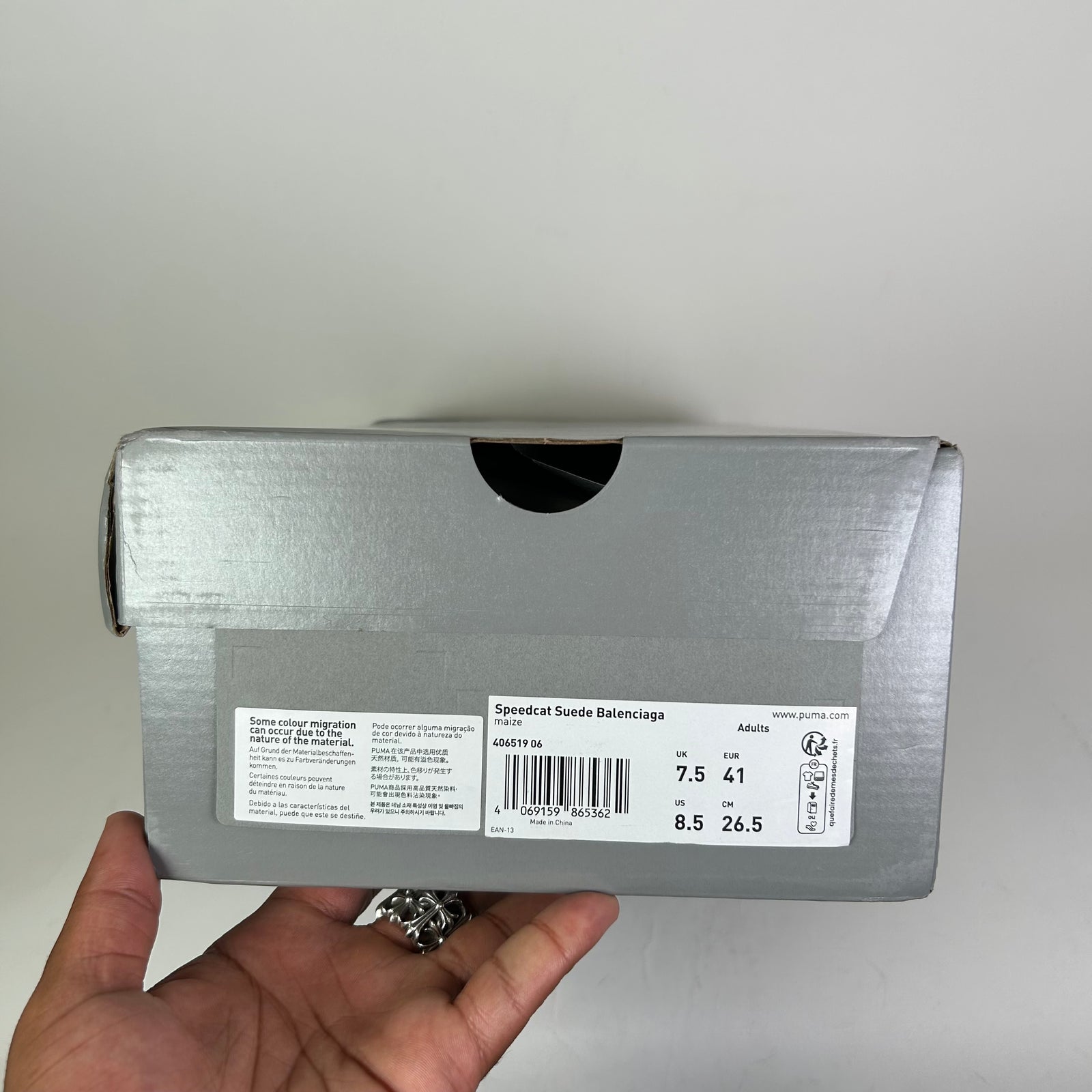 Balenciaga x Puma Speedcat Destroyed Low-top Sneakers