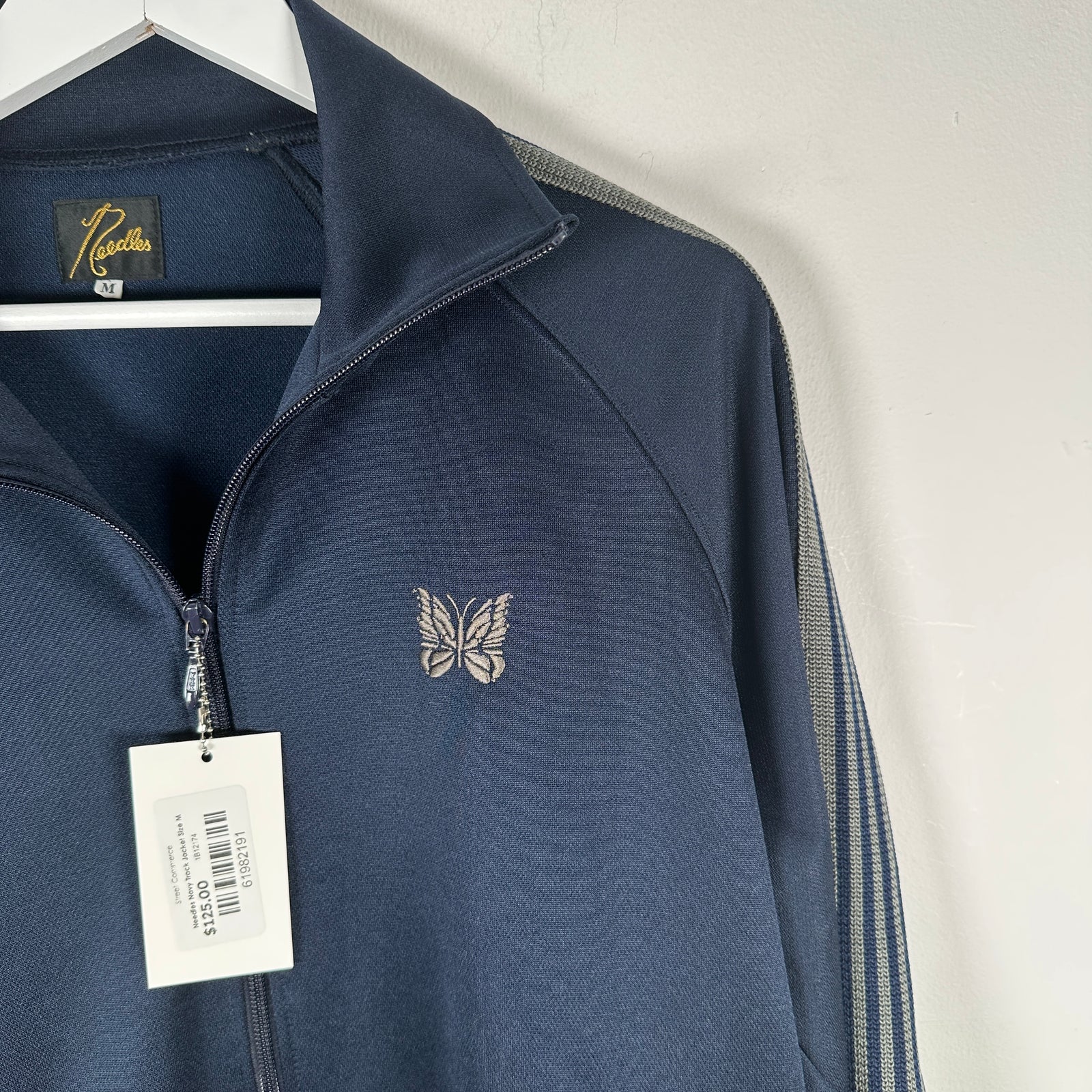 Needles Navy Track Jacket Size M