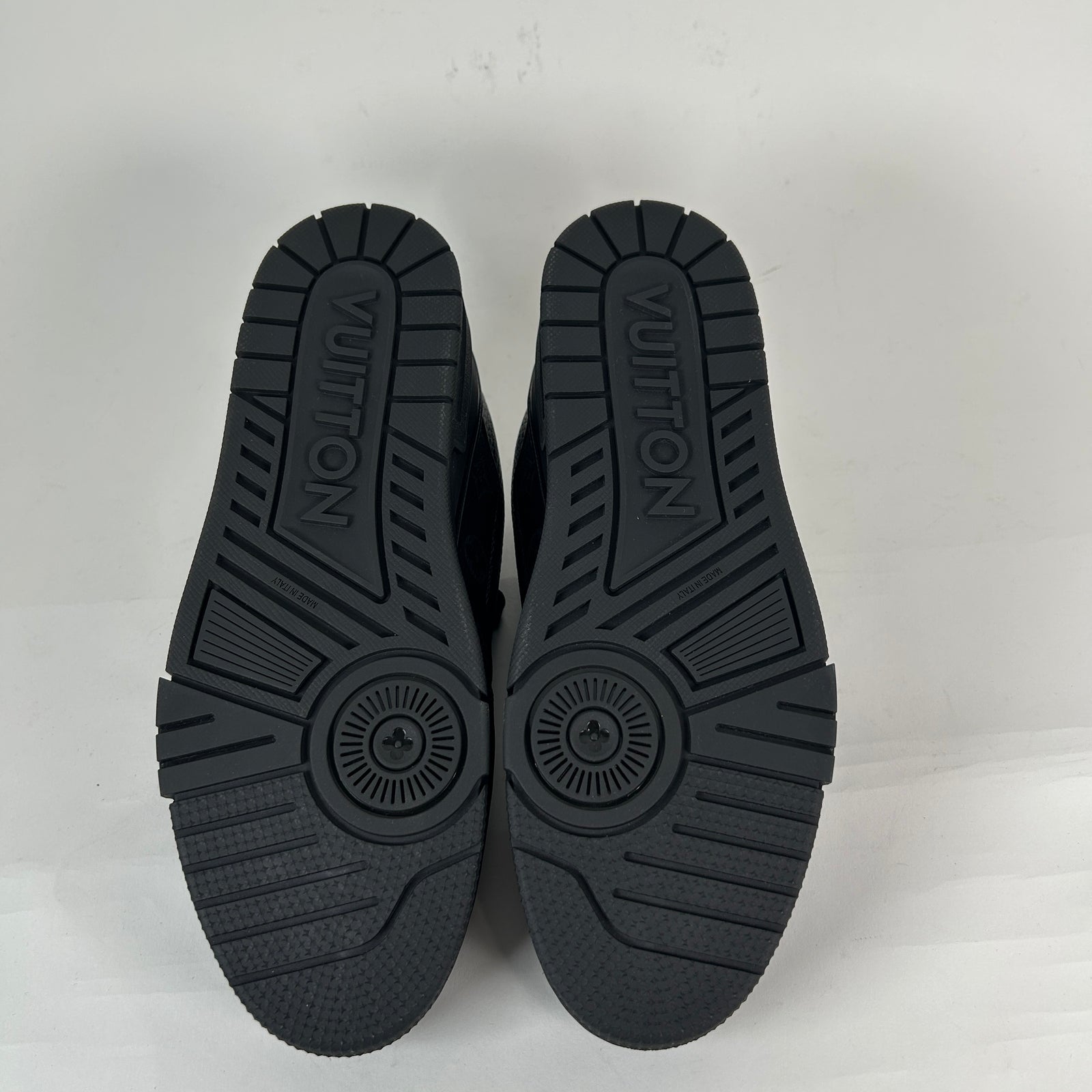 Louis Vuitton Triple Black Monogram Trainers Size 10LV