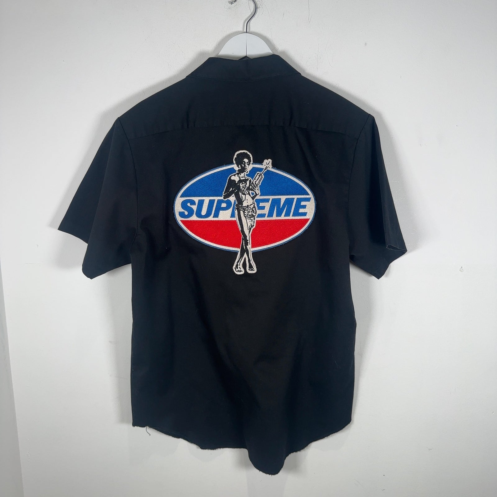 Supreme x Hysteric Glamour Black 'Hell' Button-Up Shirt Size L