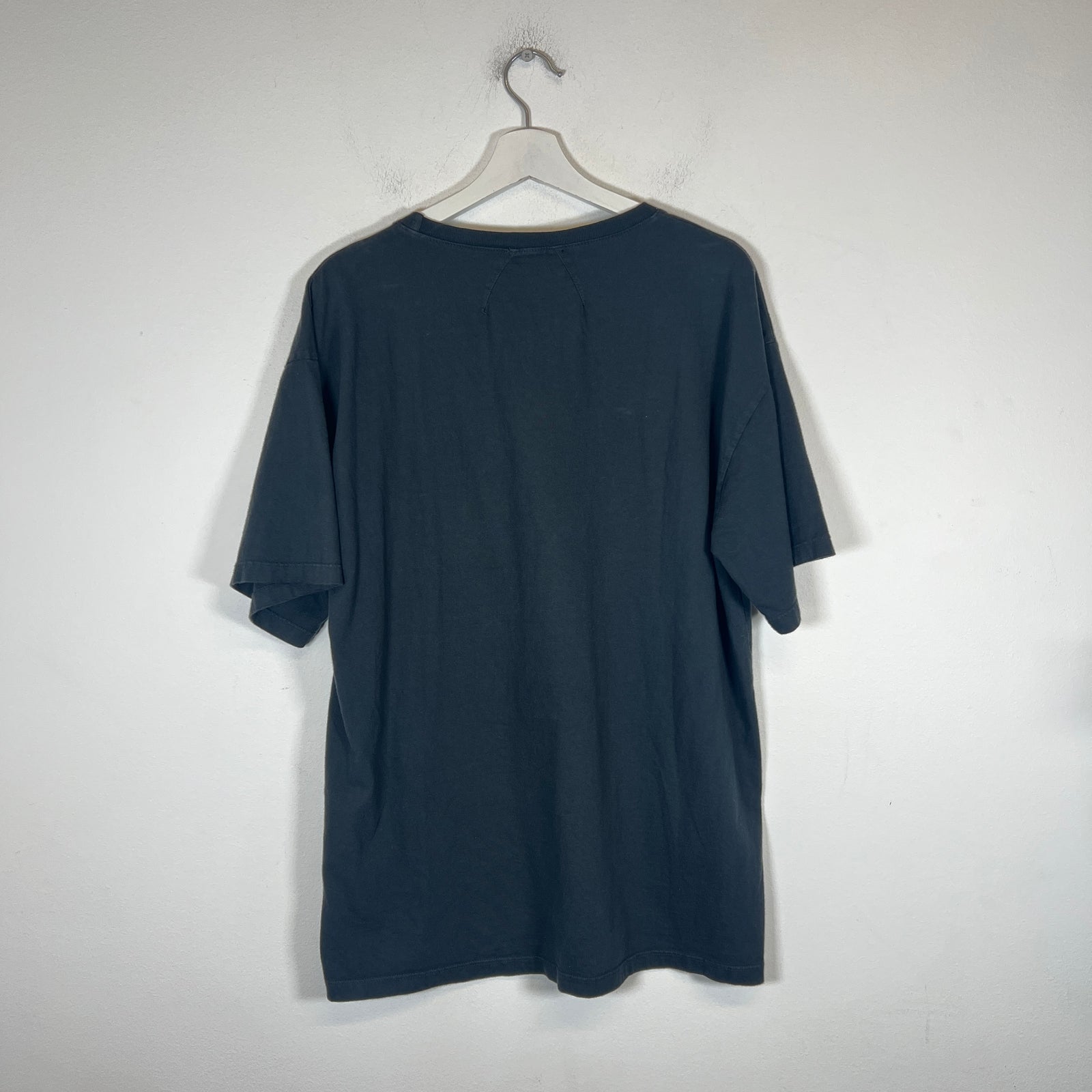 Rhude Black/Red Vertical Logo T-Shirt Size L