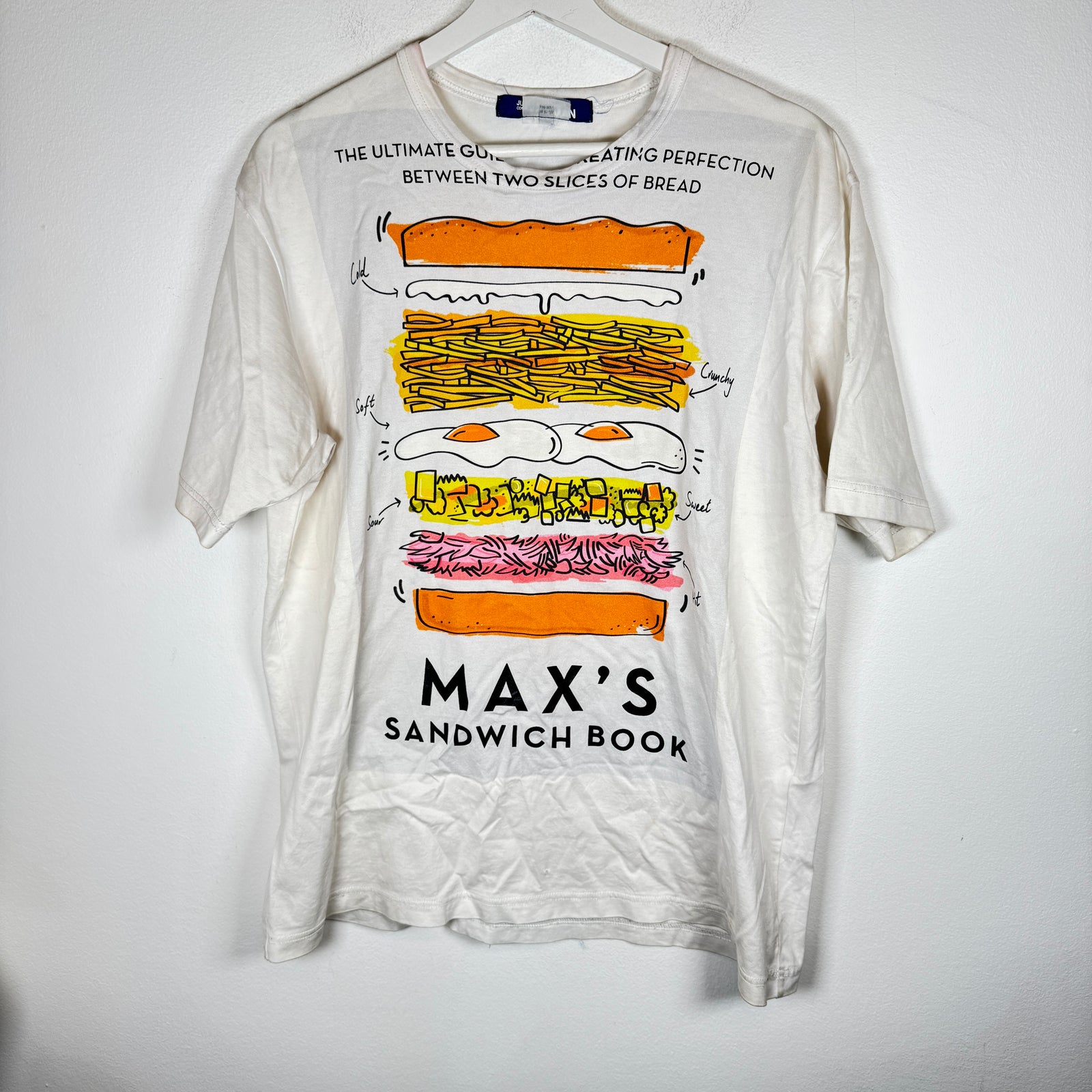 Junya Watanabe White 'Max's Sandwich' Tee Size L