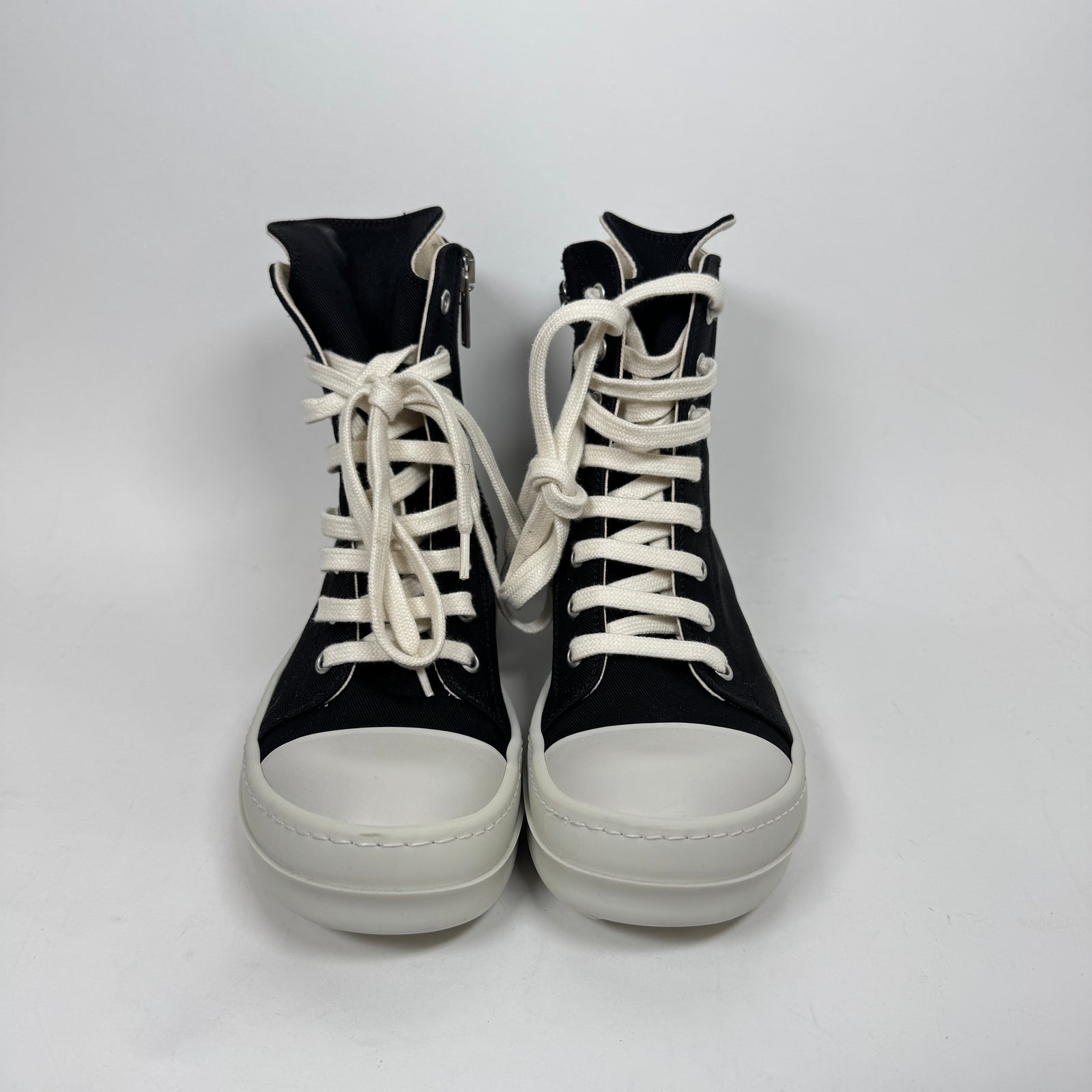 Rick Owens Drkshdw 'Sombra Oscura' High Top Ramones Size 36