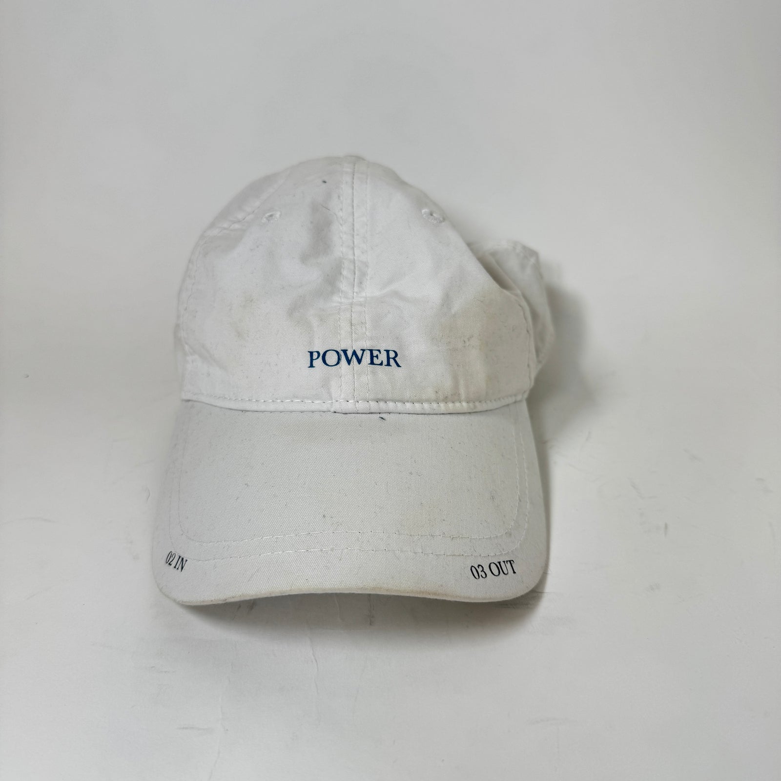 C2H4 White "Power" Hat