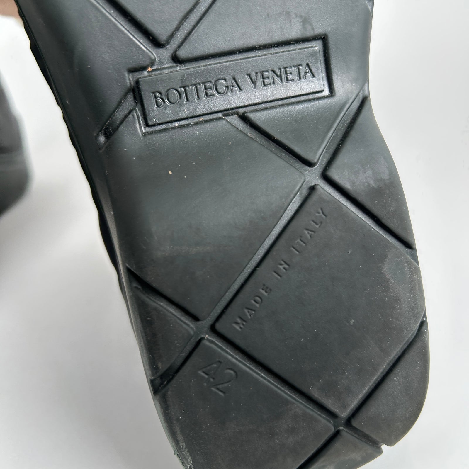 Bottega Veneta Lace Up Nylon Boot Size 42