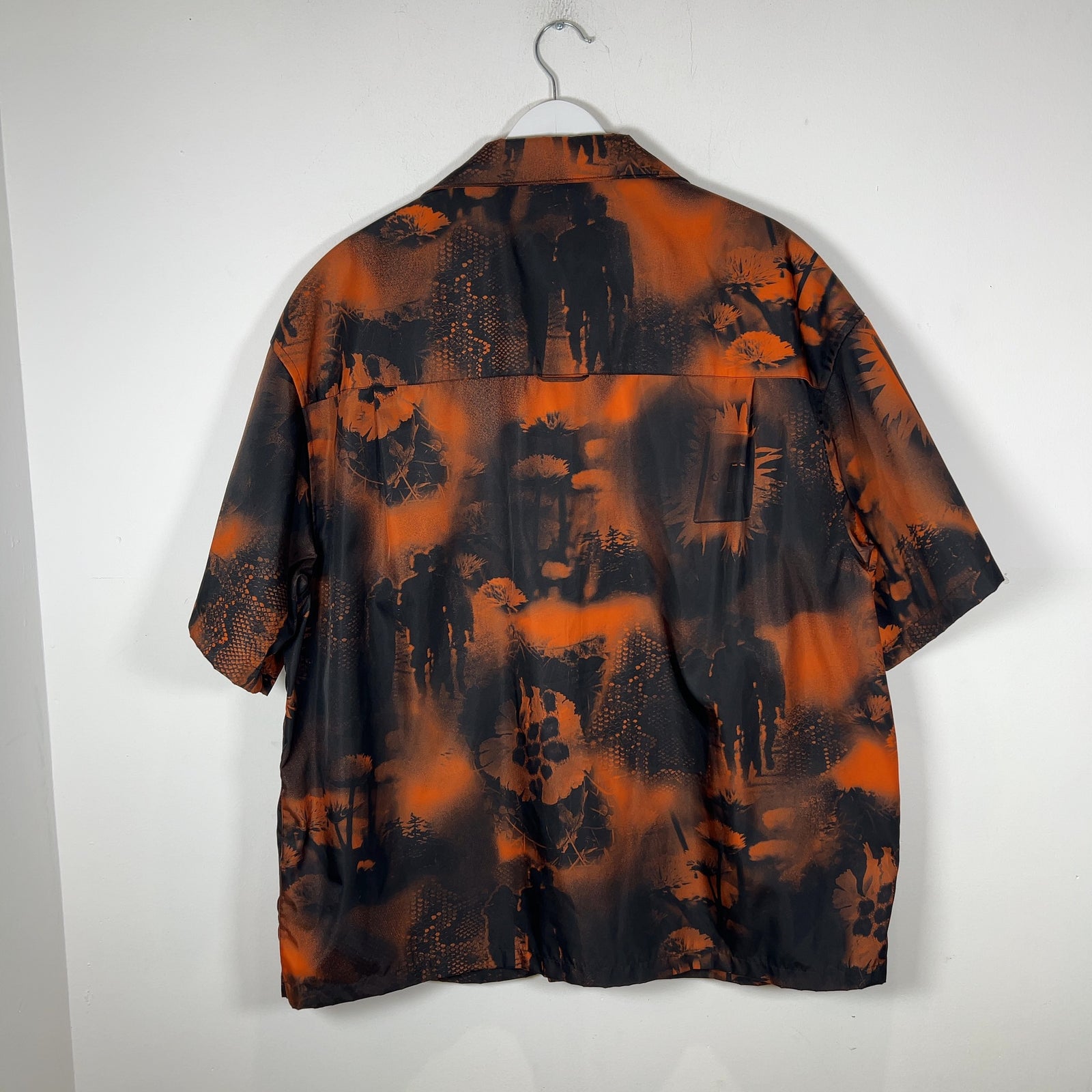 Prada Floral Print Re-Nylon Button-Up Shirt