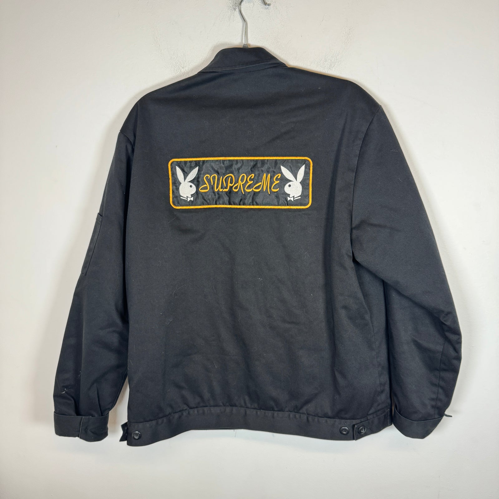Supreme x Playboy Black Work Jacket Size L