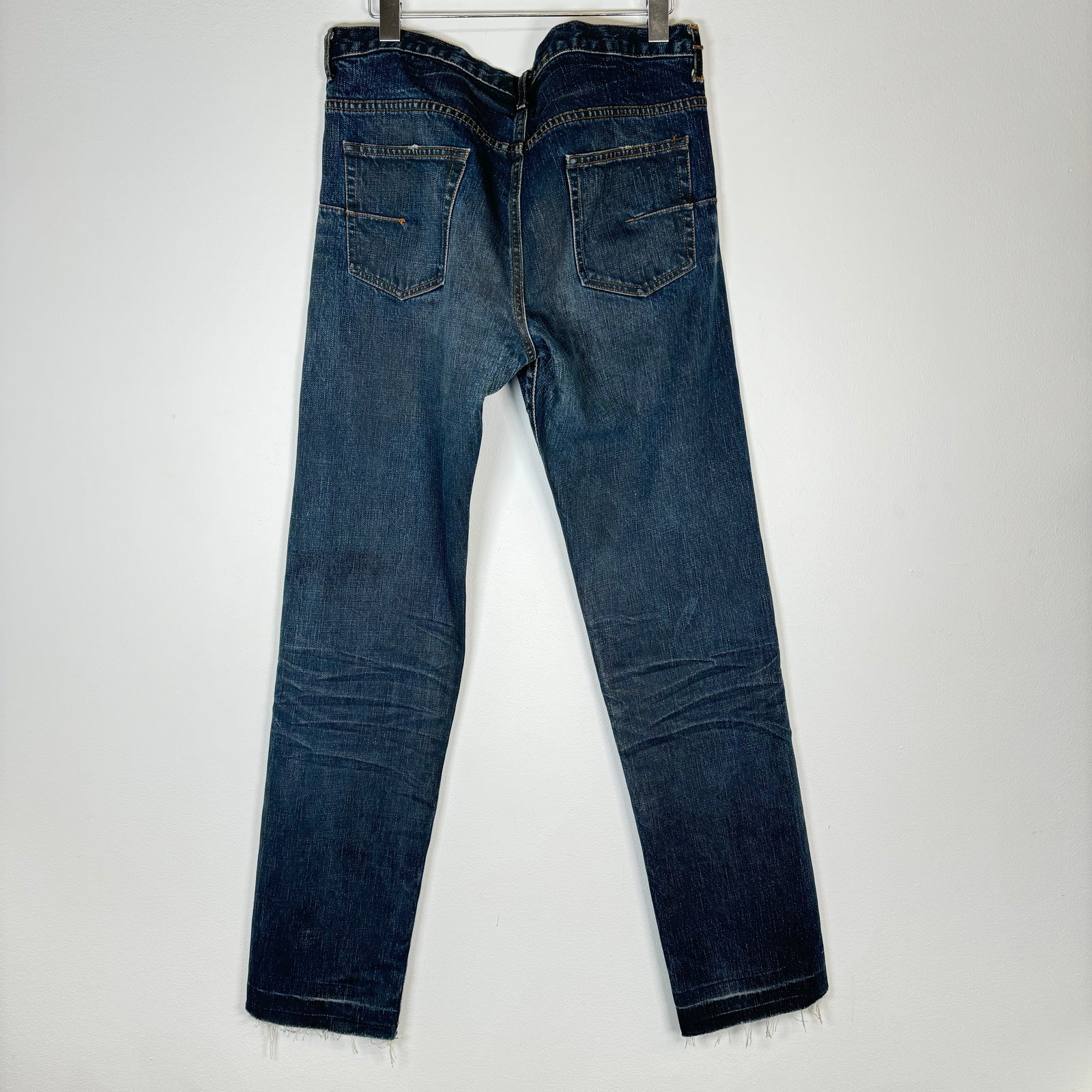 Dior Homme Indigo Clawmark Jeans Size 34