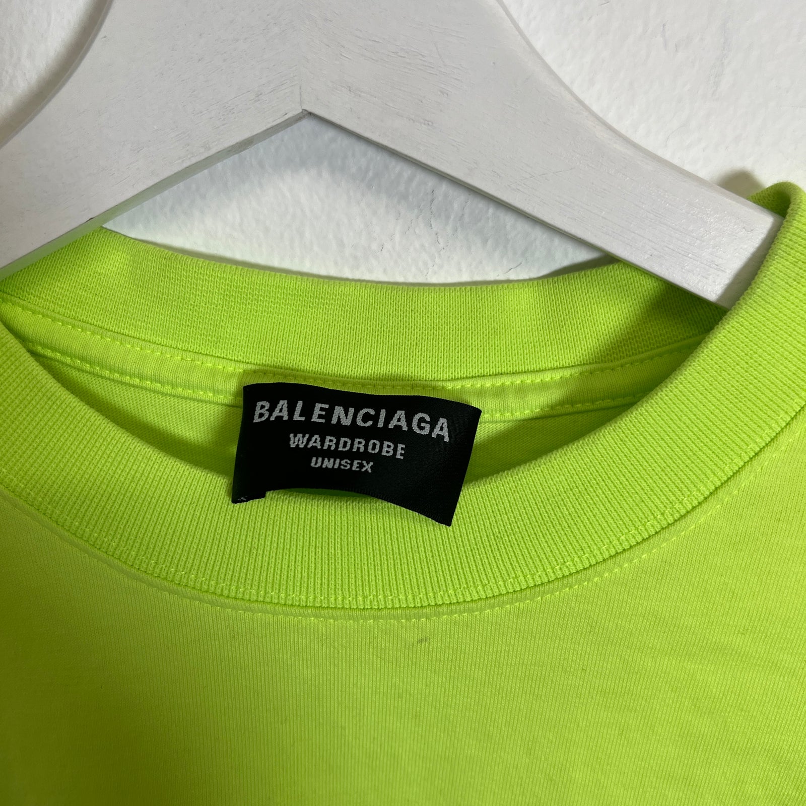 Balenciaga Neon B Spell-Out T-Shirt Size S