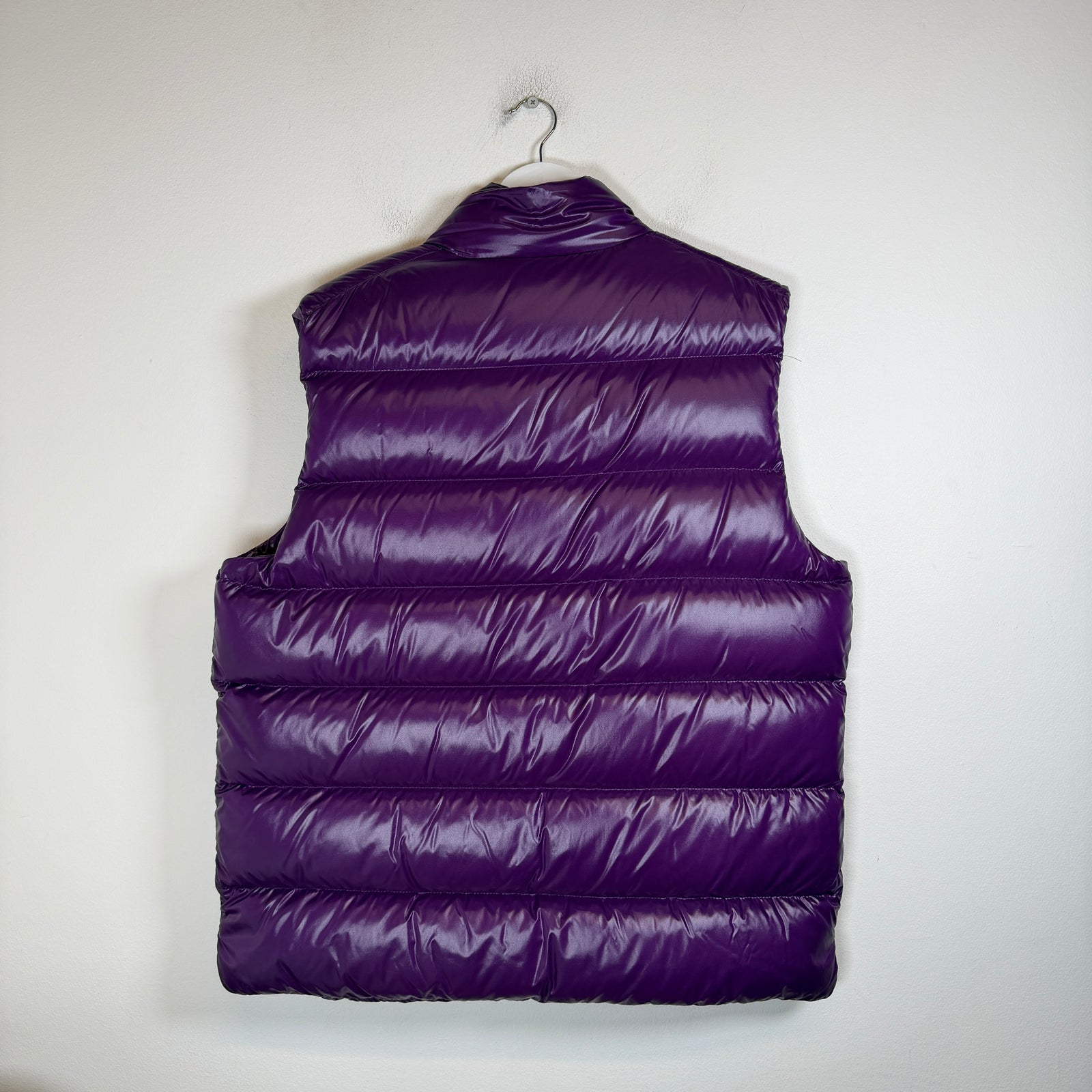 Moncler Purple Tibb Down Vest Size 5