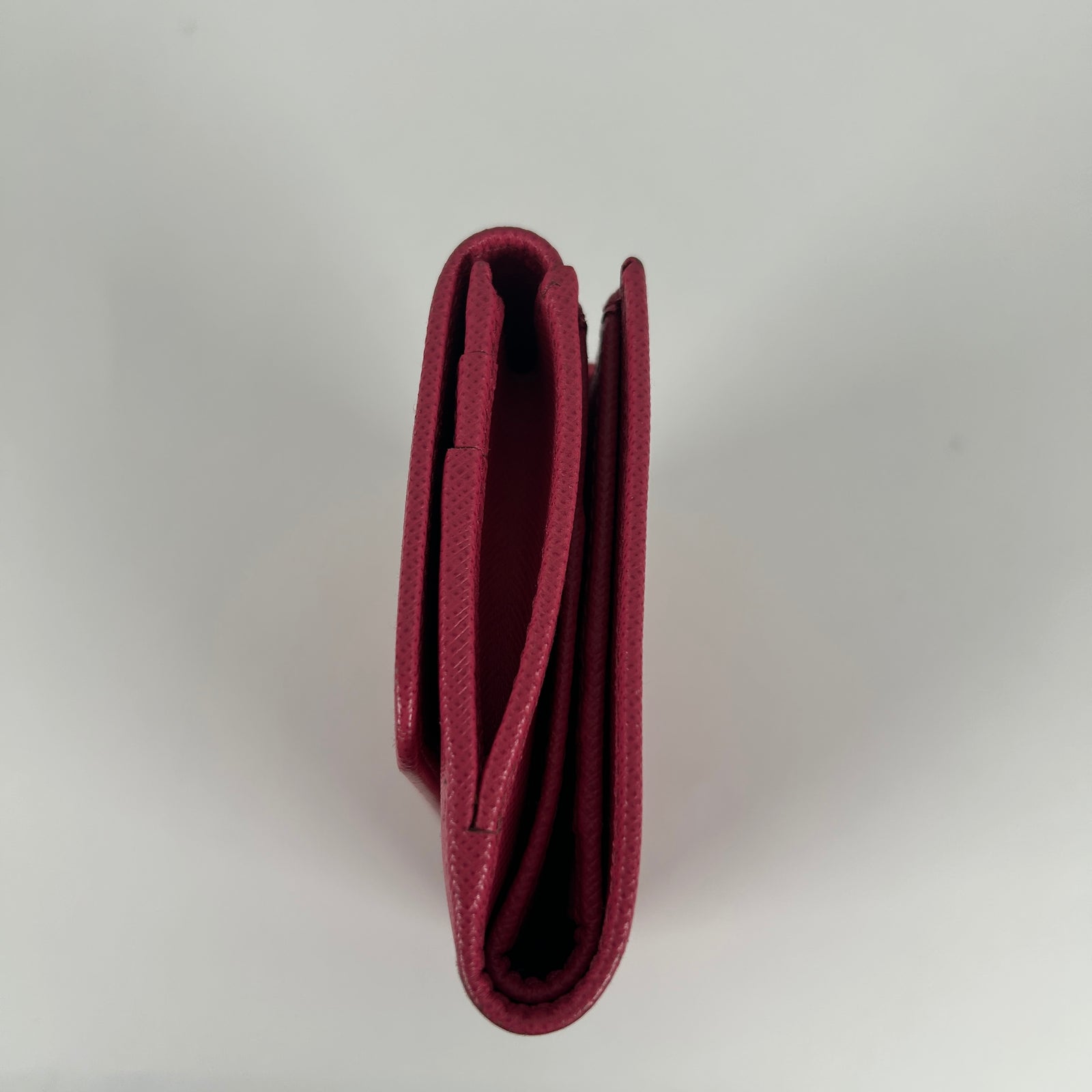 Prada Small Saffiano Pink Wallet