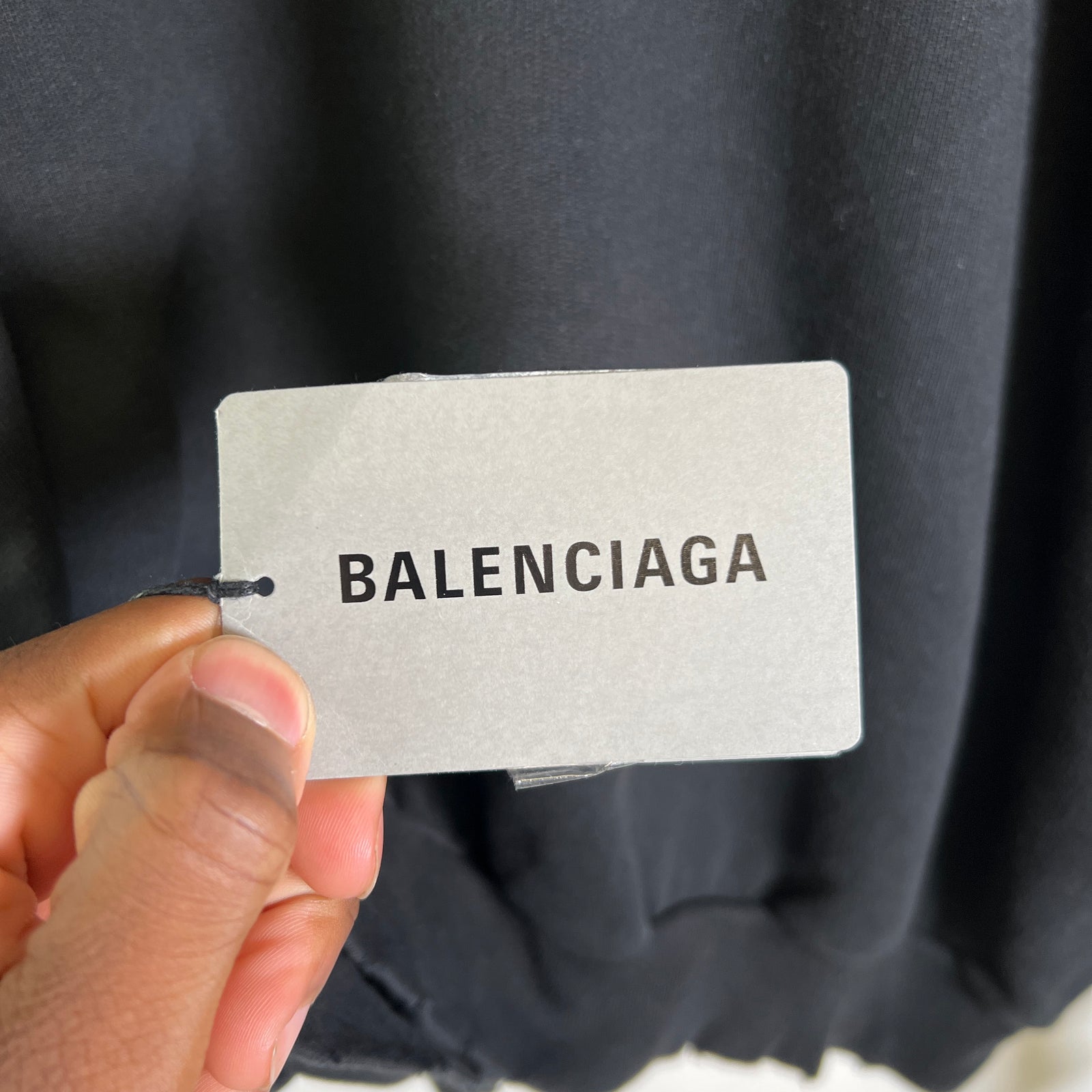 Balenciaga Spell-Out Embroidered Logo Hoodie