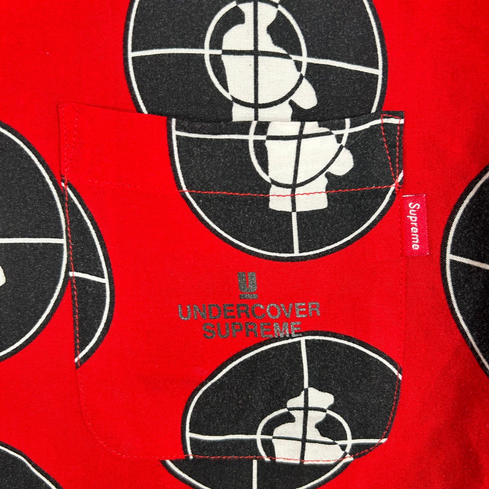Supreme x Undercover Red Target Button Up Size L
