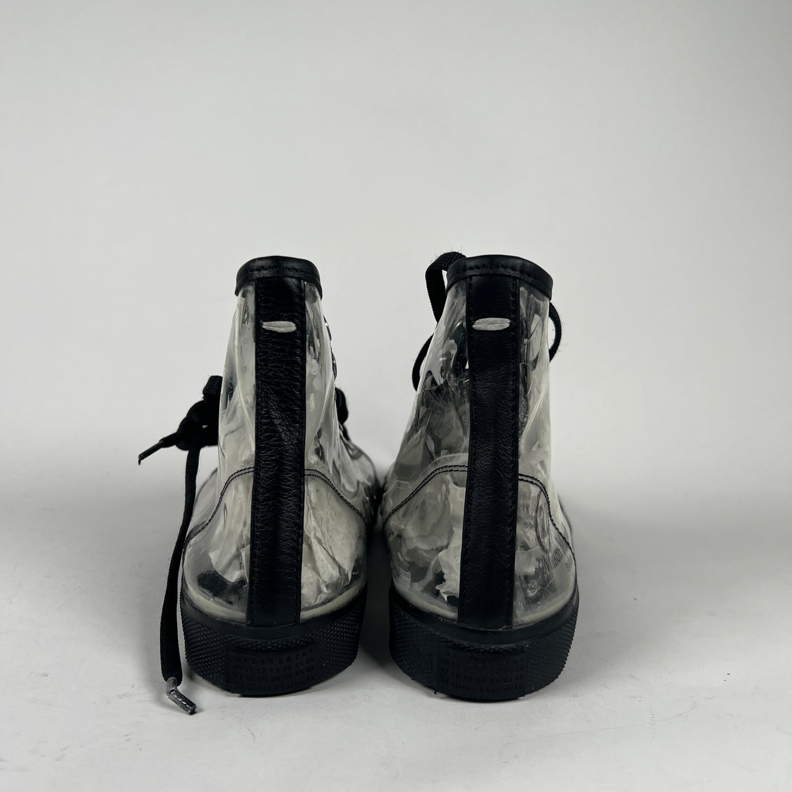 Maison Margiela Clear Tabi Sneakers Size 5