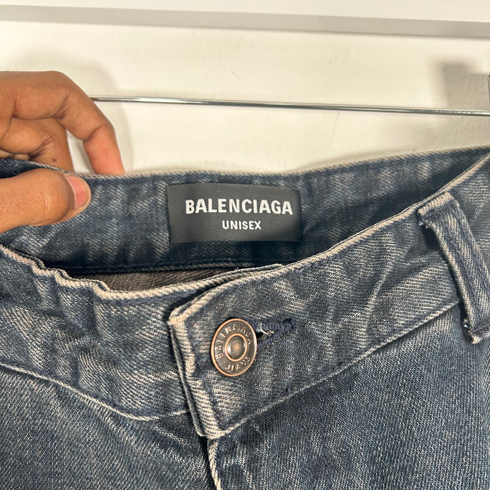 Balenciaga AW21 Japanese Convertible Denim Pants Size 34