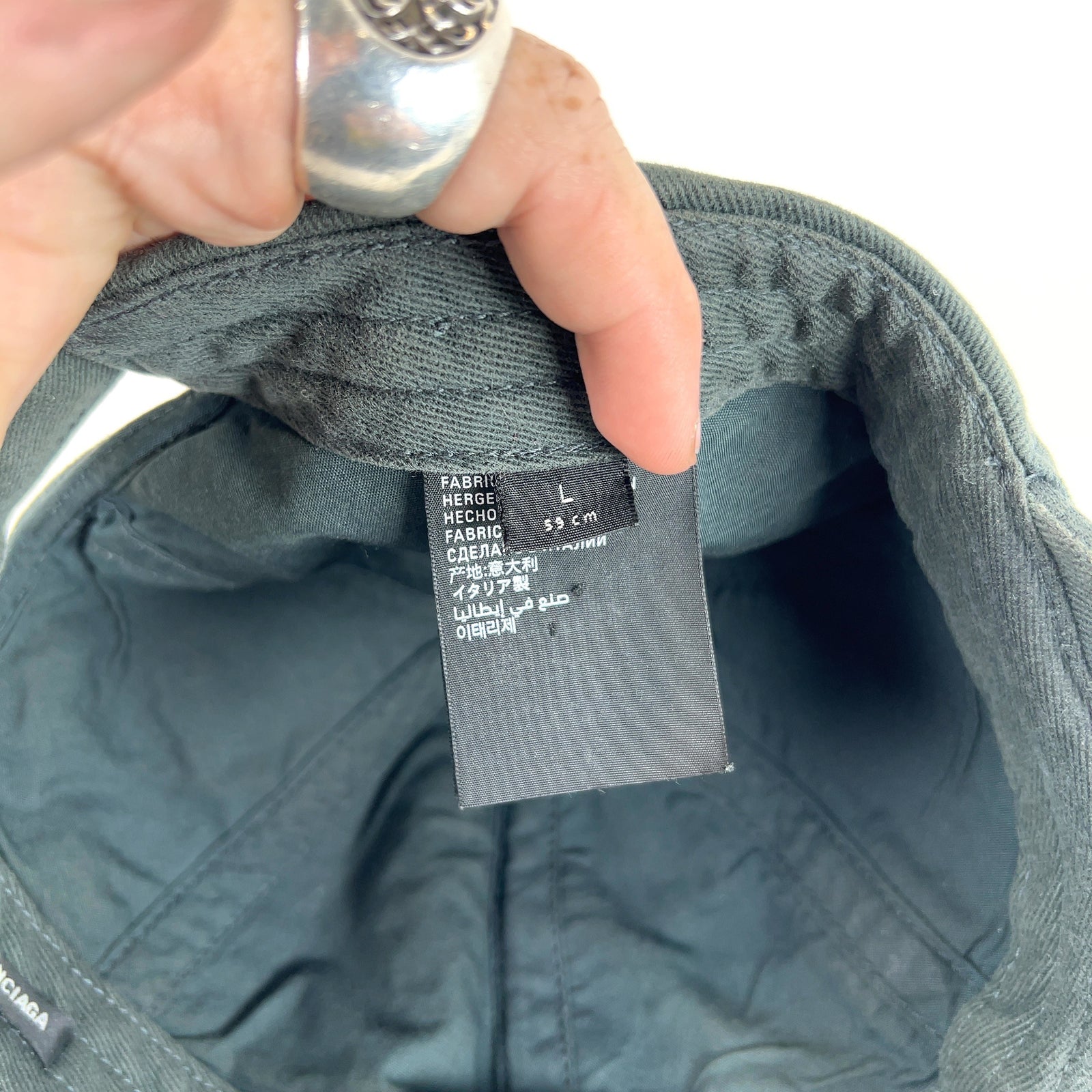 Balenciaga Spray Painted Logo Hat